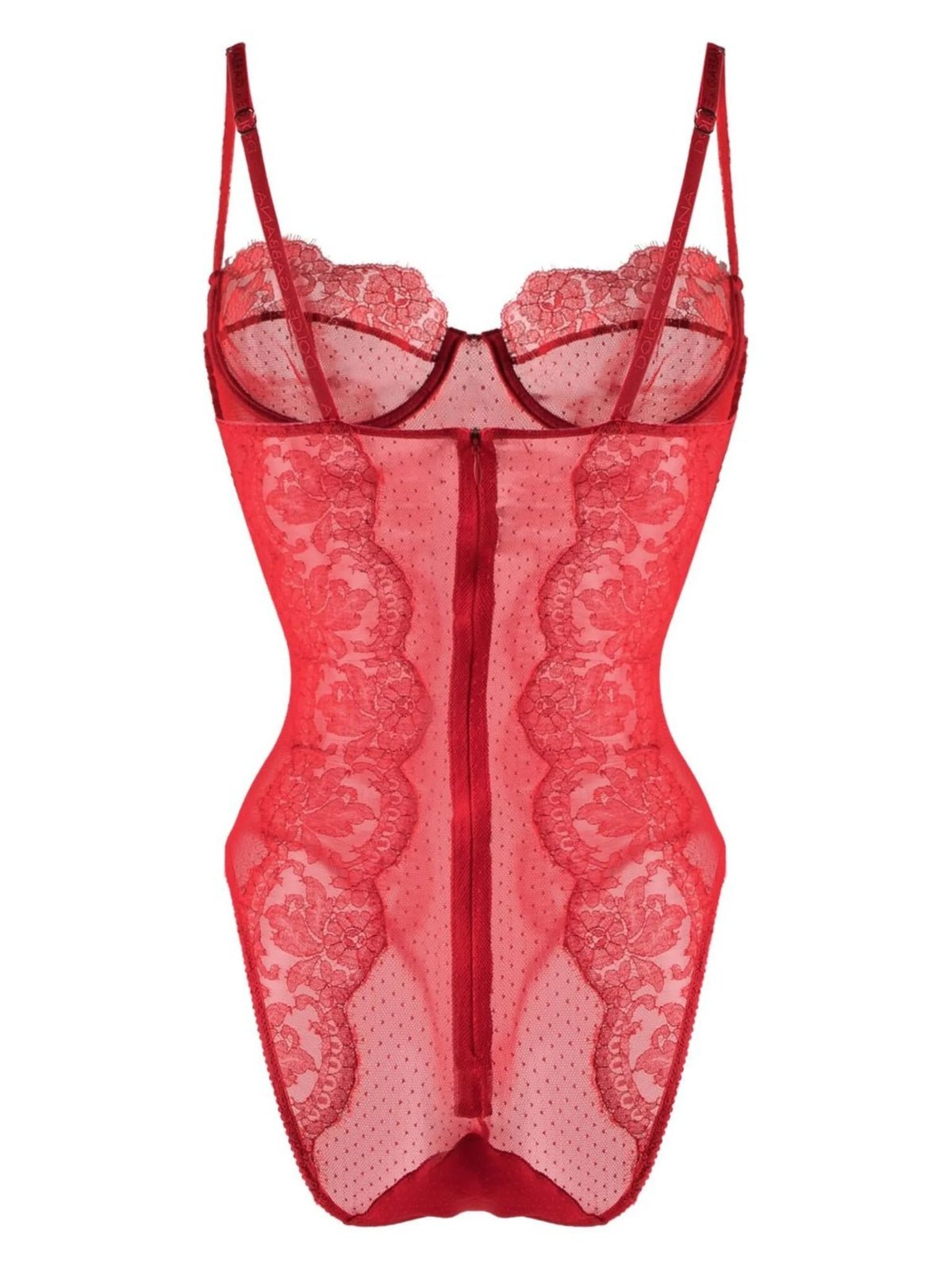 lace bustier-style body