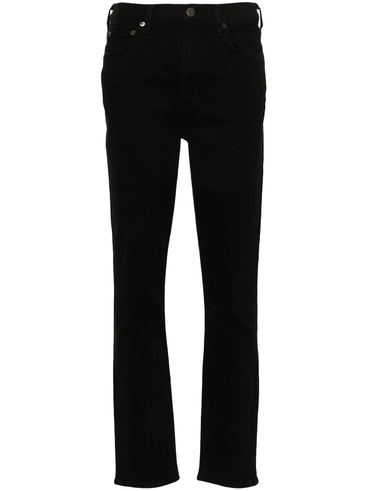 Merrel mid-rise slim-cut jeans