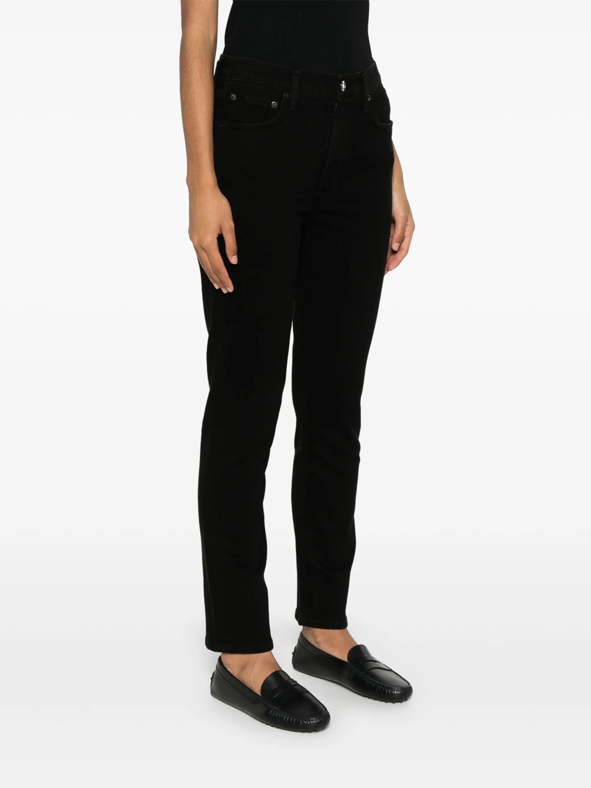 Merrel mid-rise slim-cut jeans