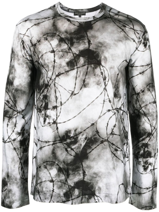 all-over graphic-print T-shirt