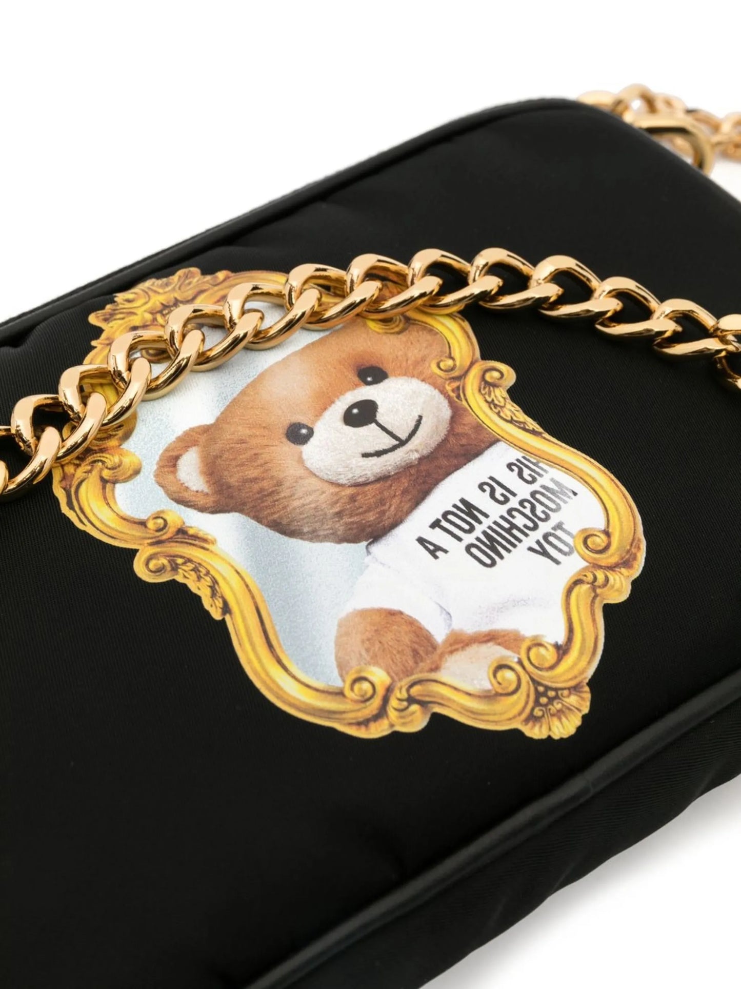 Teddy Bear-print crossbody bag