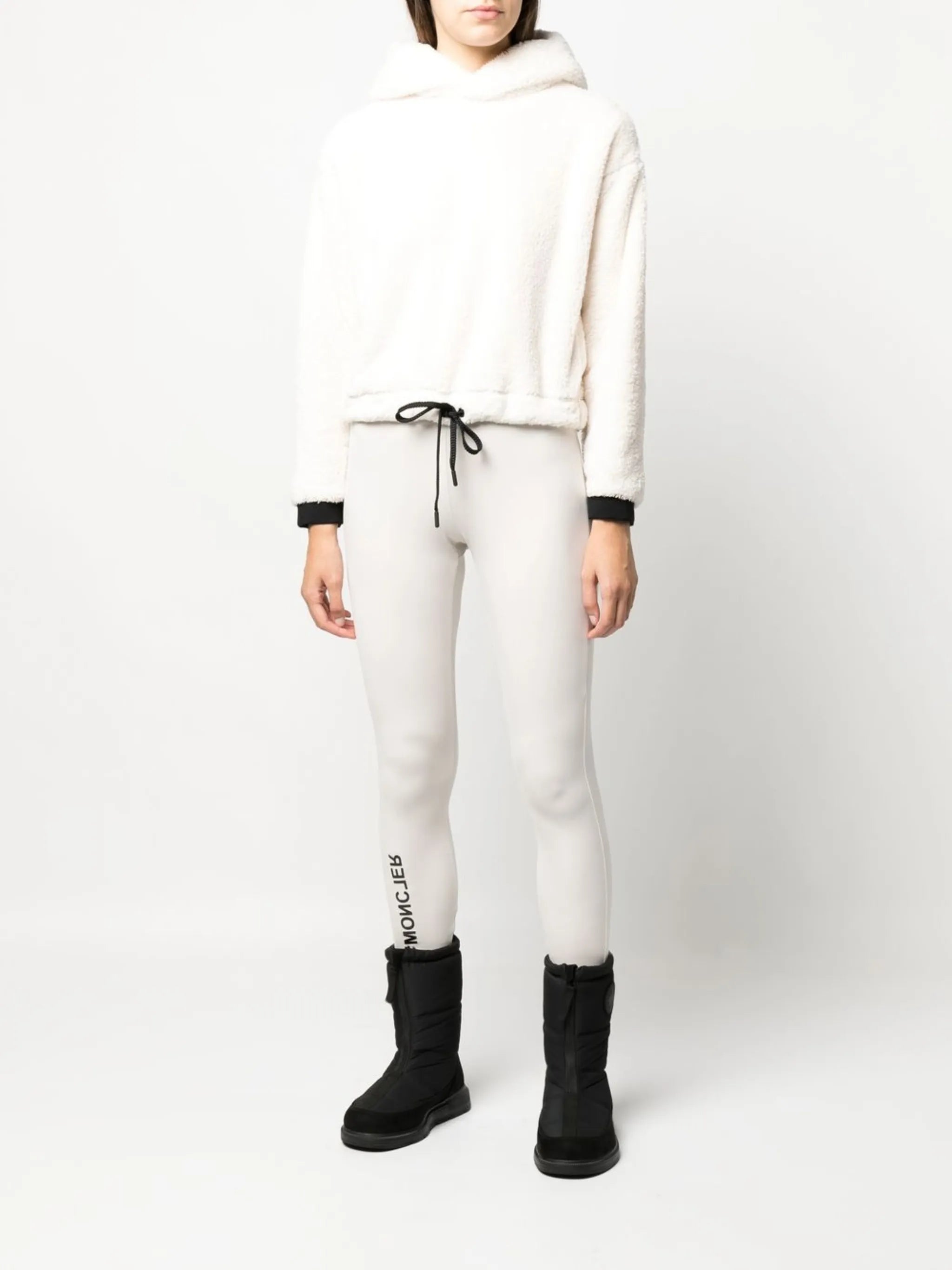 drawstring fleece hoodie
