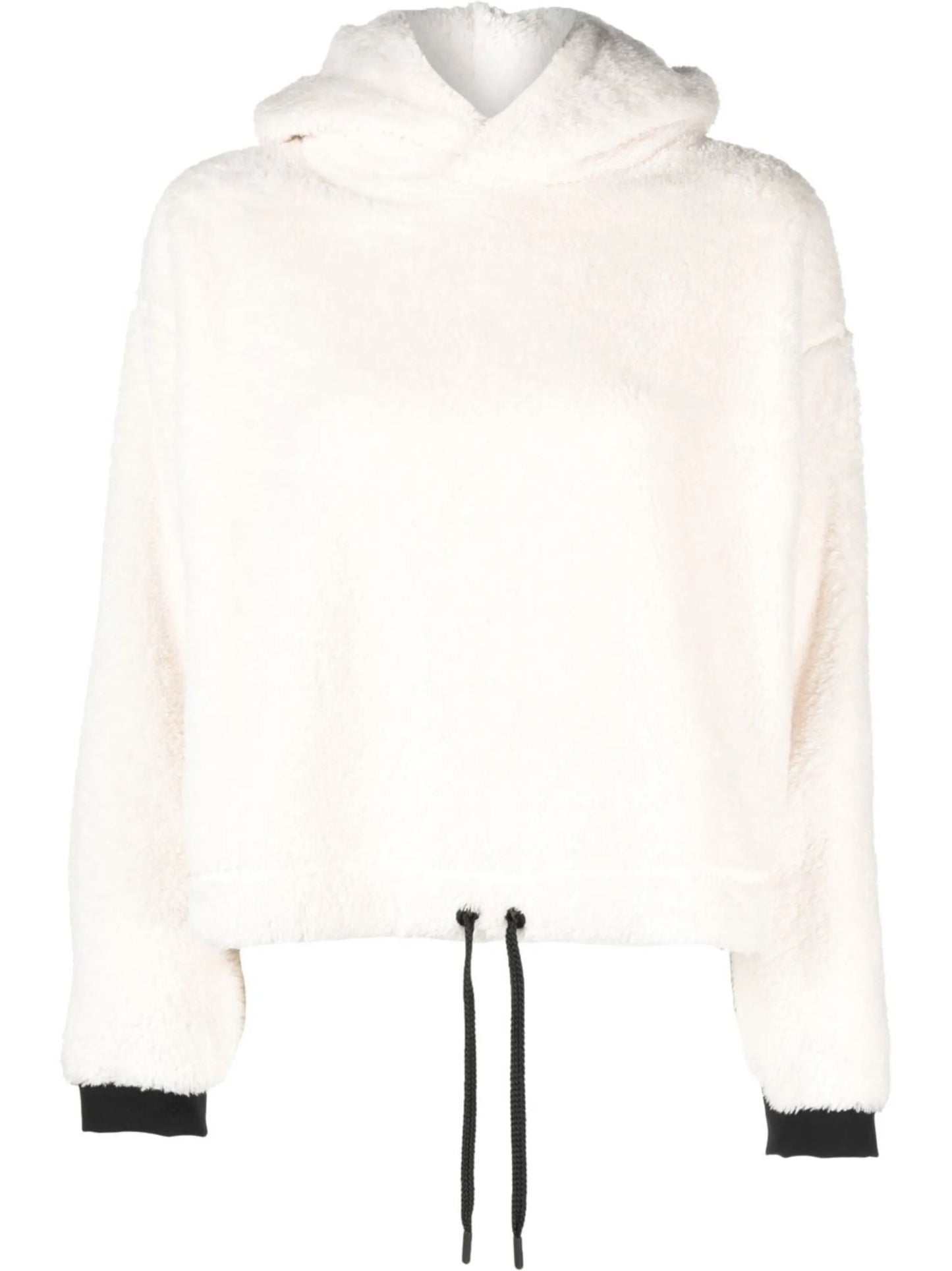 drawstring fleece hoodie