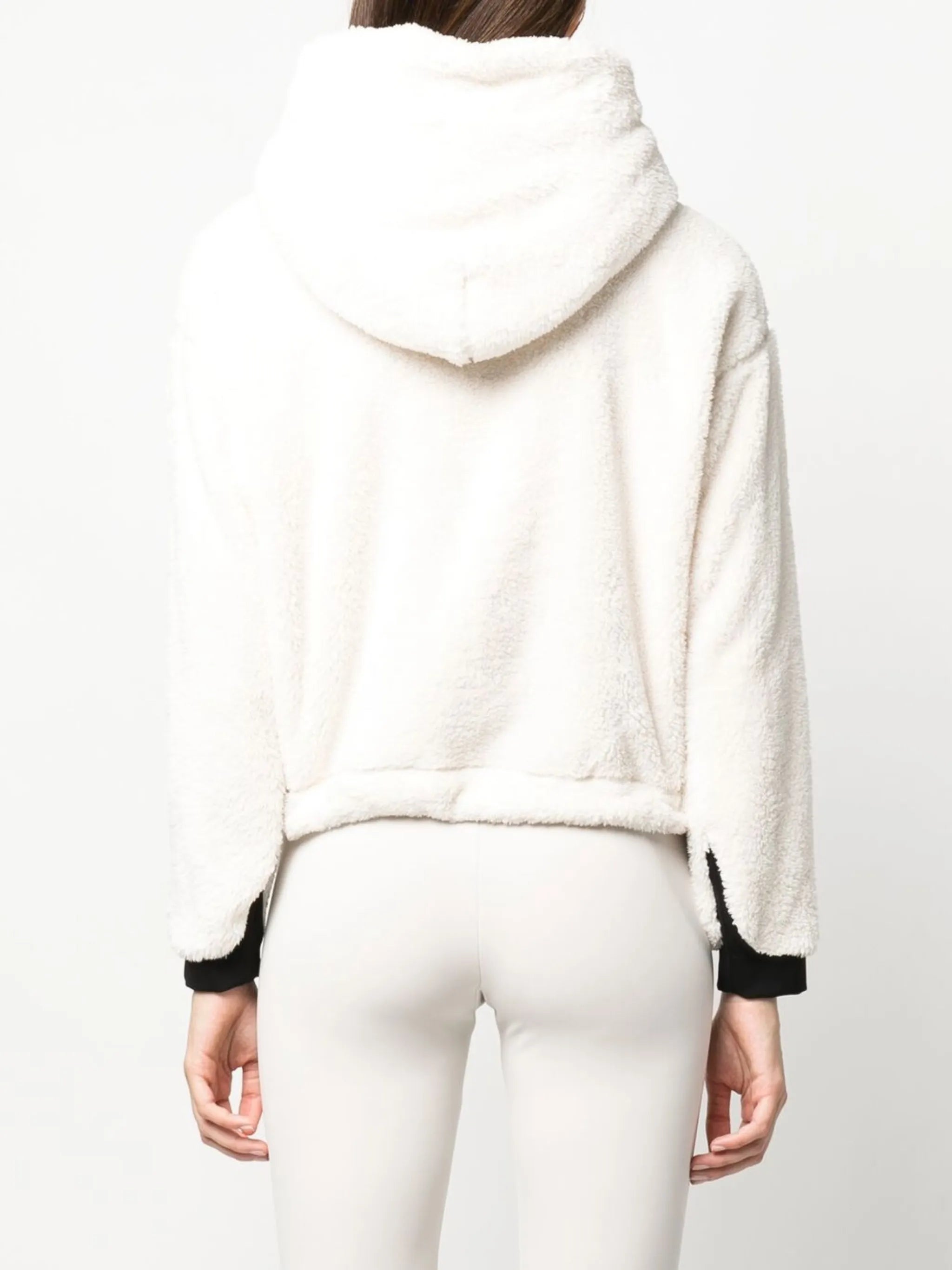 drawstring fleece hoodie
