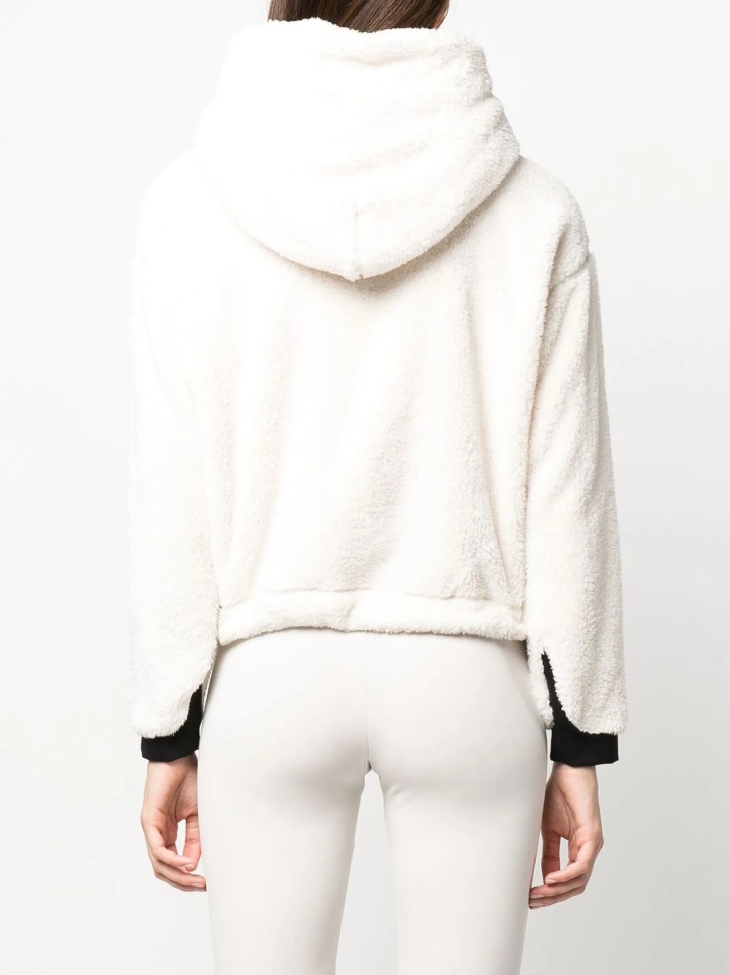 drawstring fleece hoodie