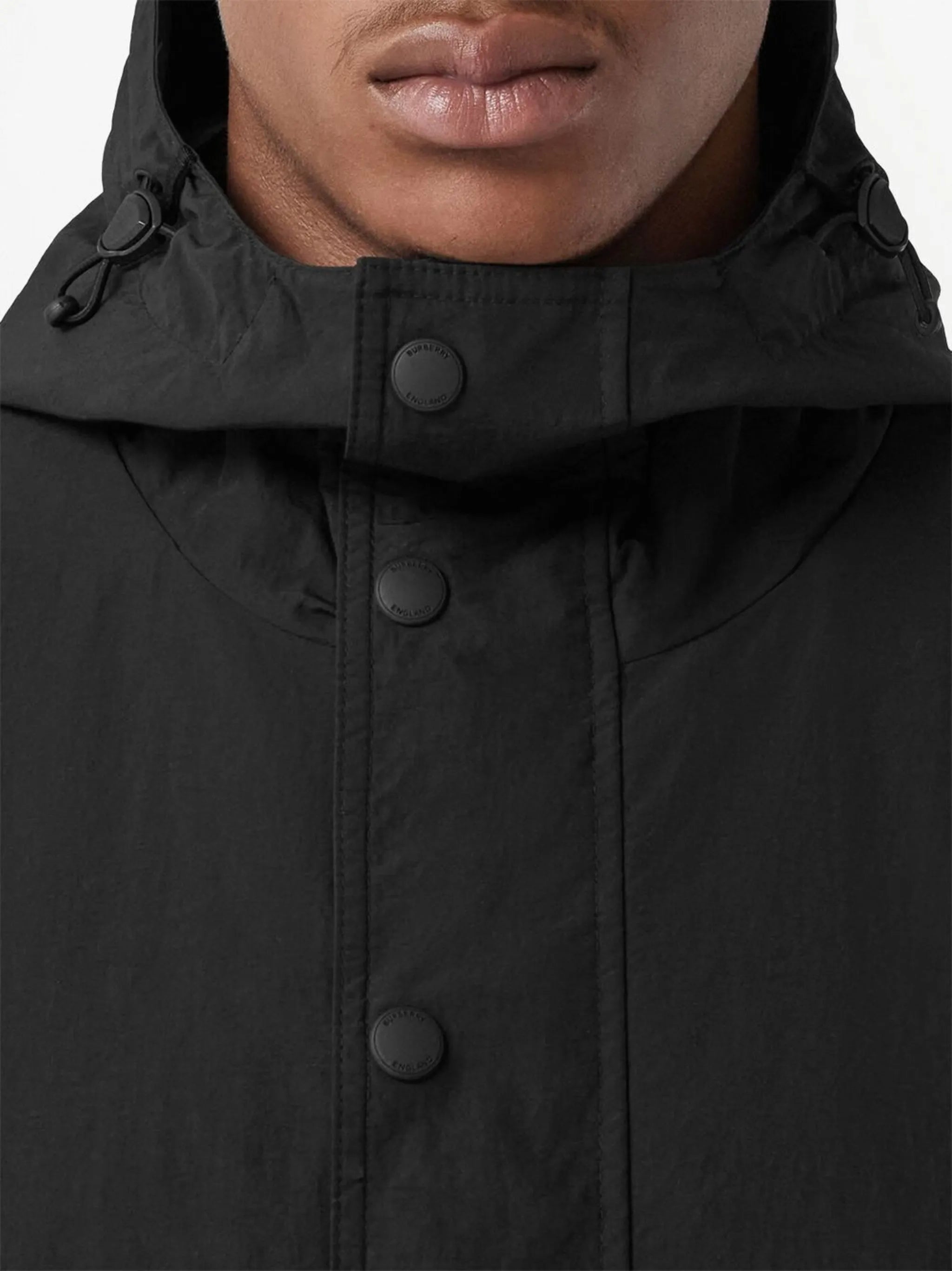 logo-print windbreaker