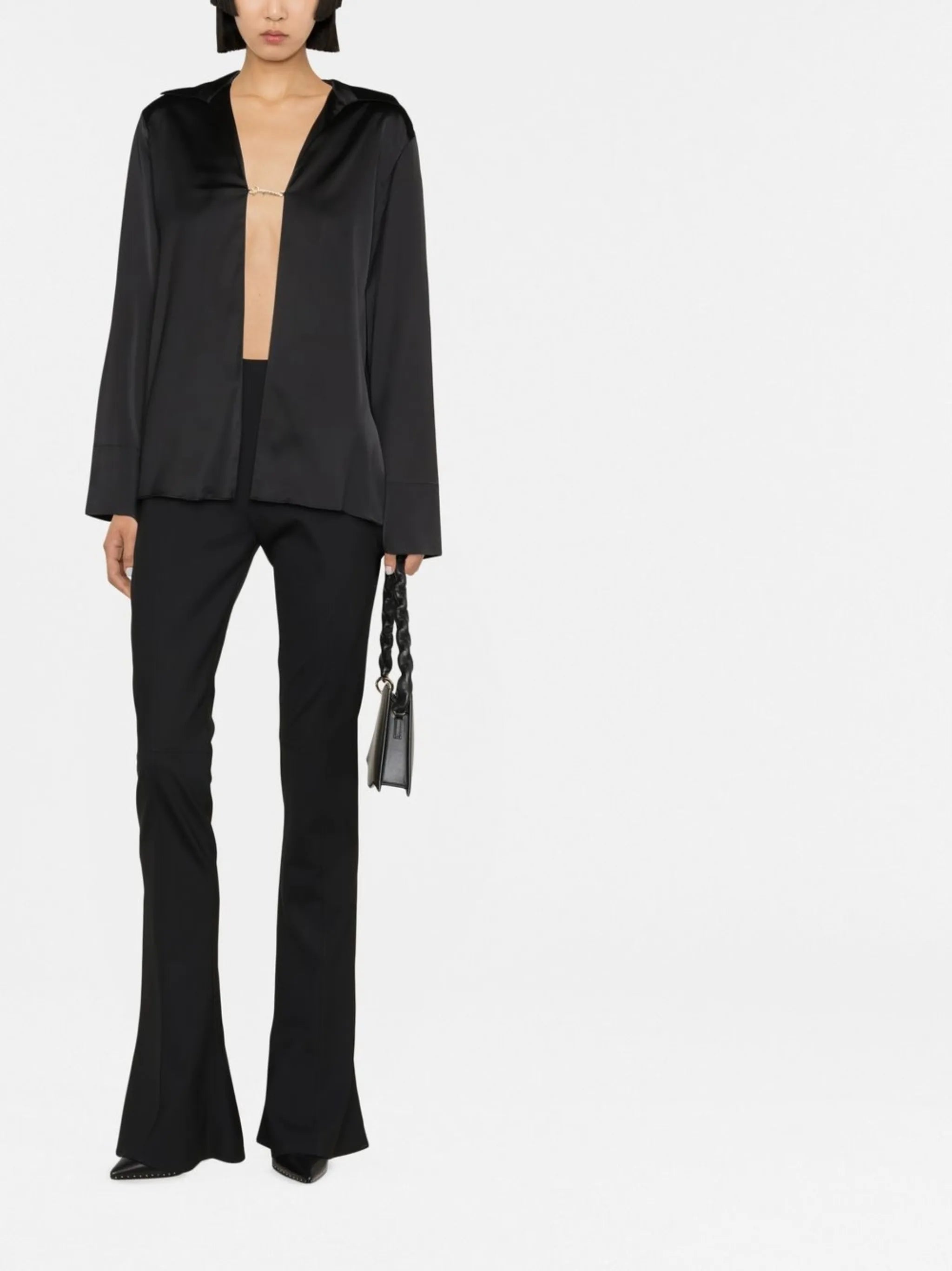 La Chemise Notte satin shirt