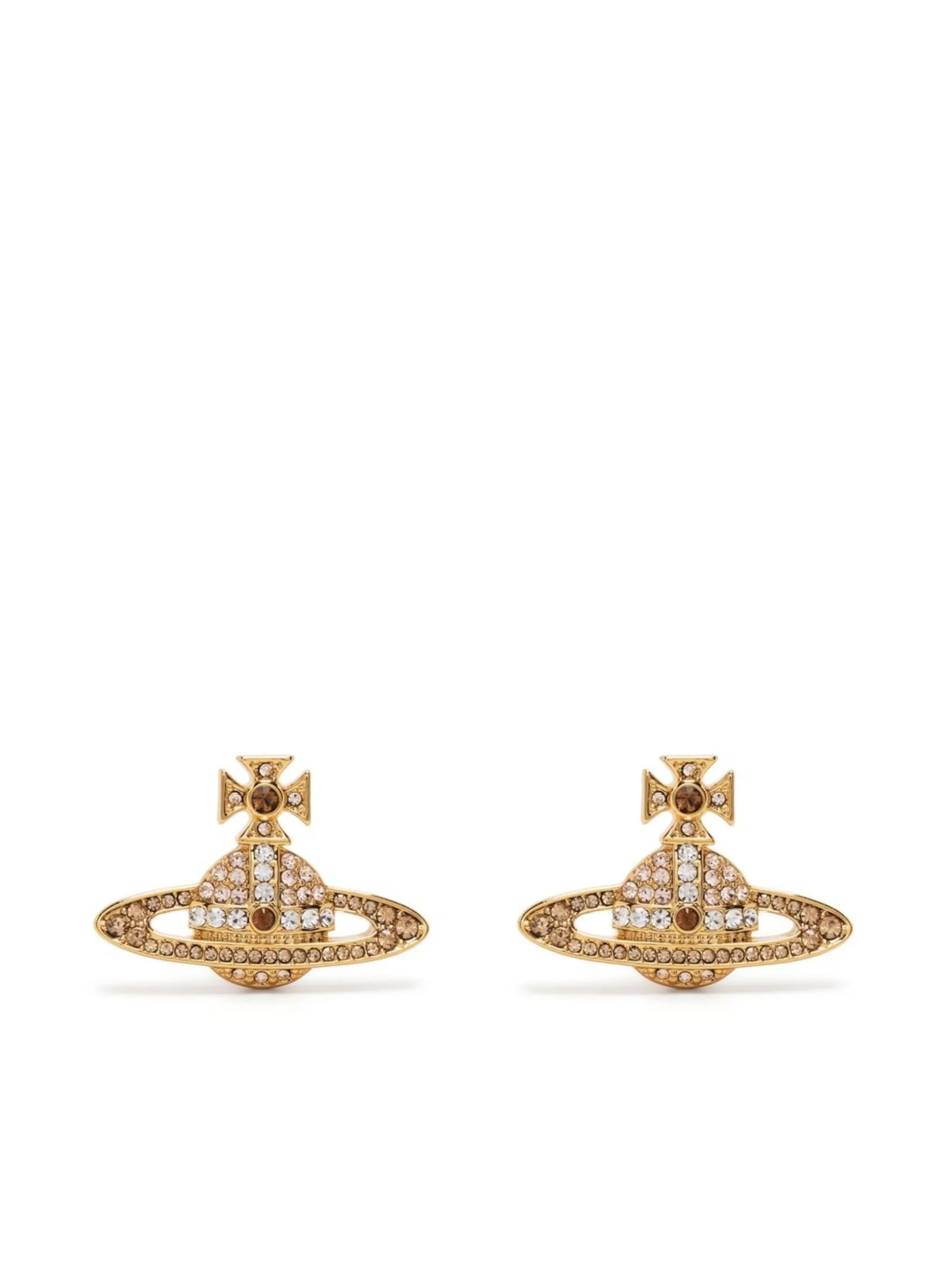 Kika Orb-plaque earrings