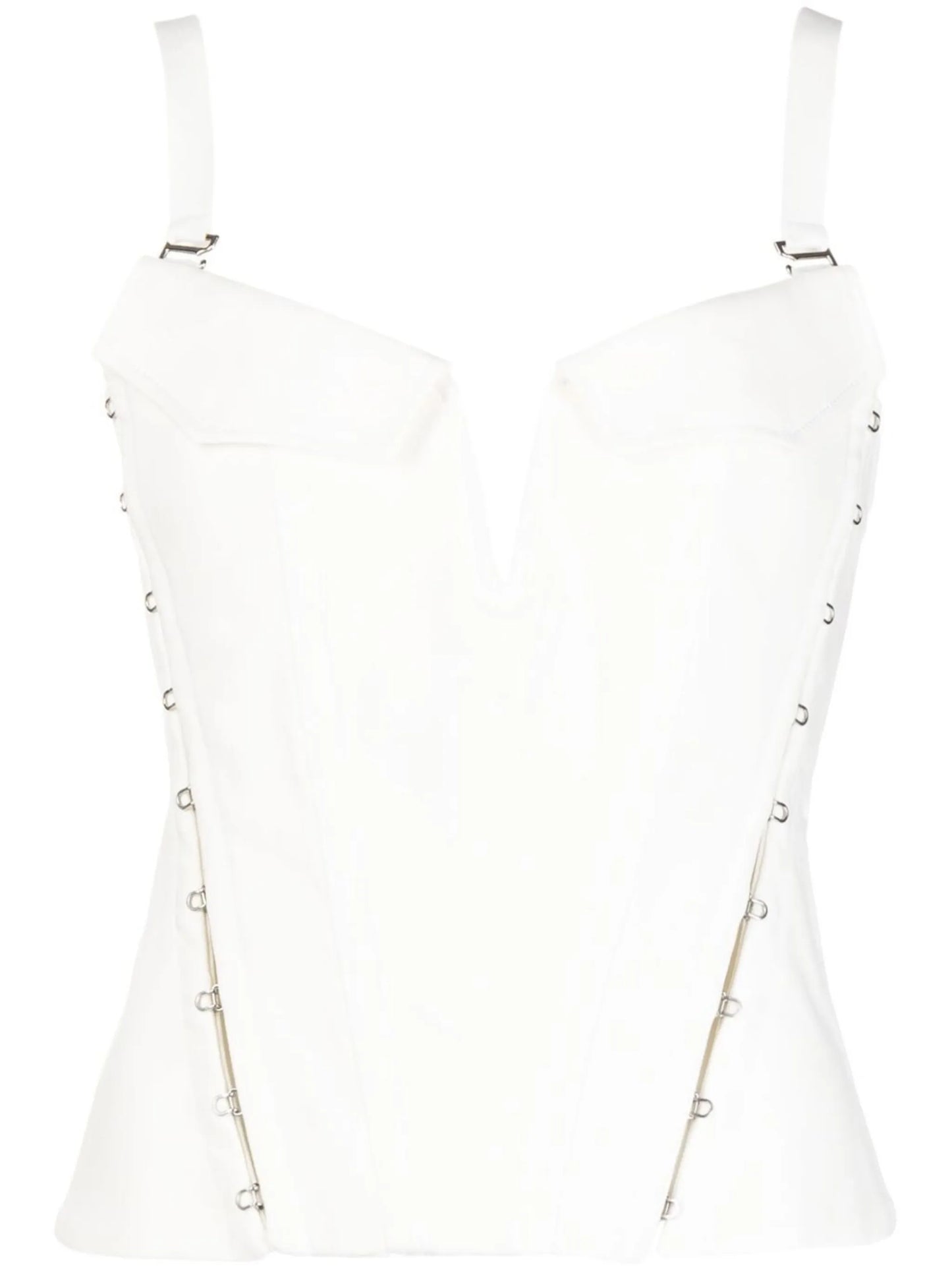 pocket hook-and-eye corset
