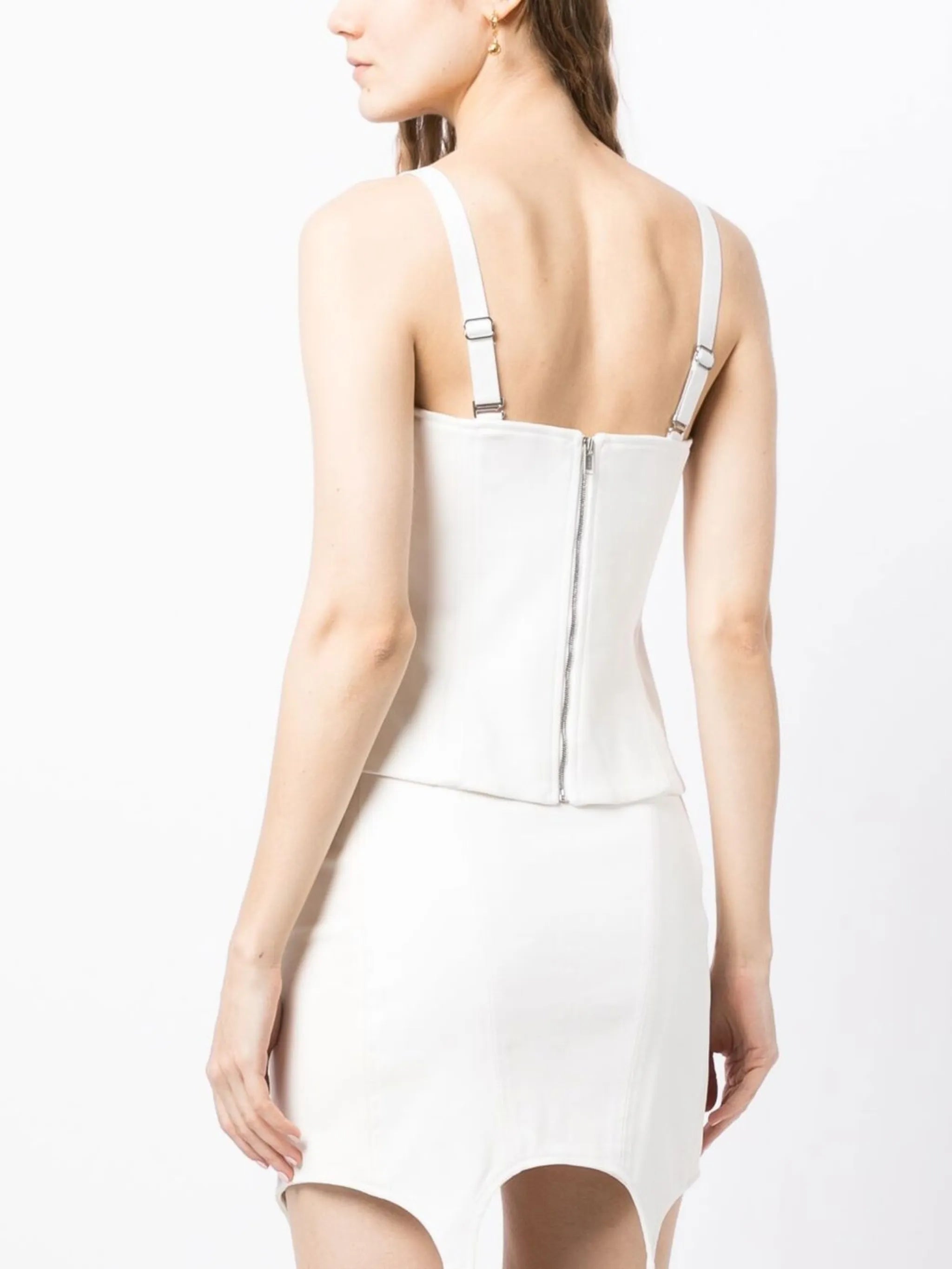 pocket hook-and-eye corset