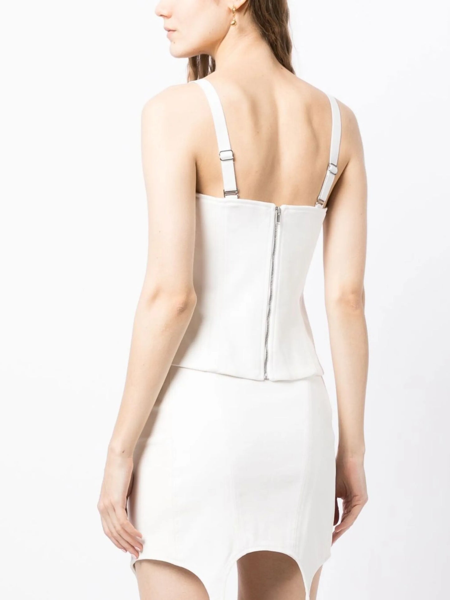 pocket hook-and-eye corset