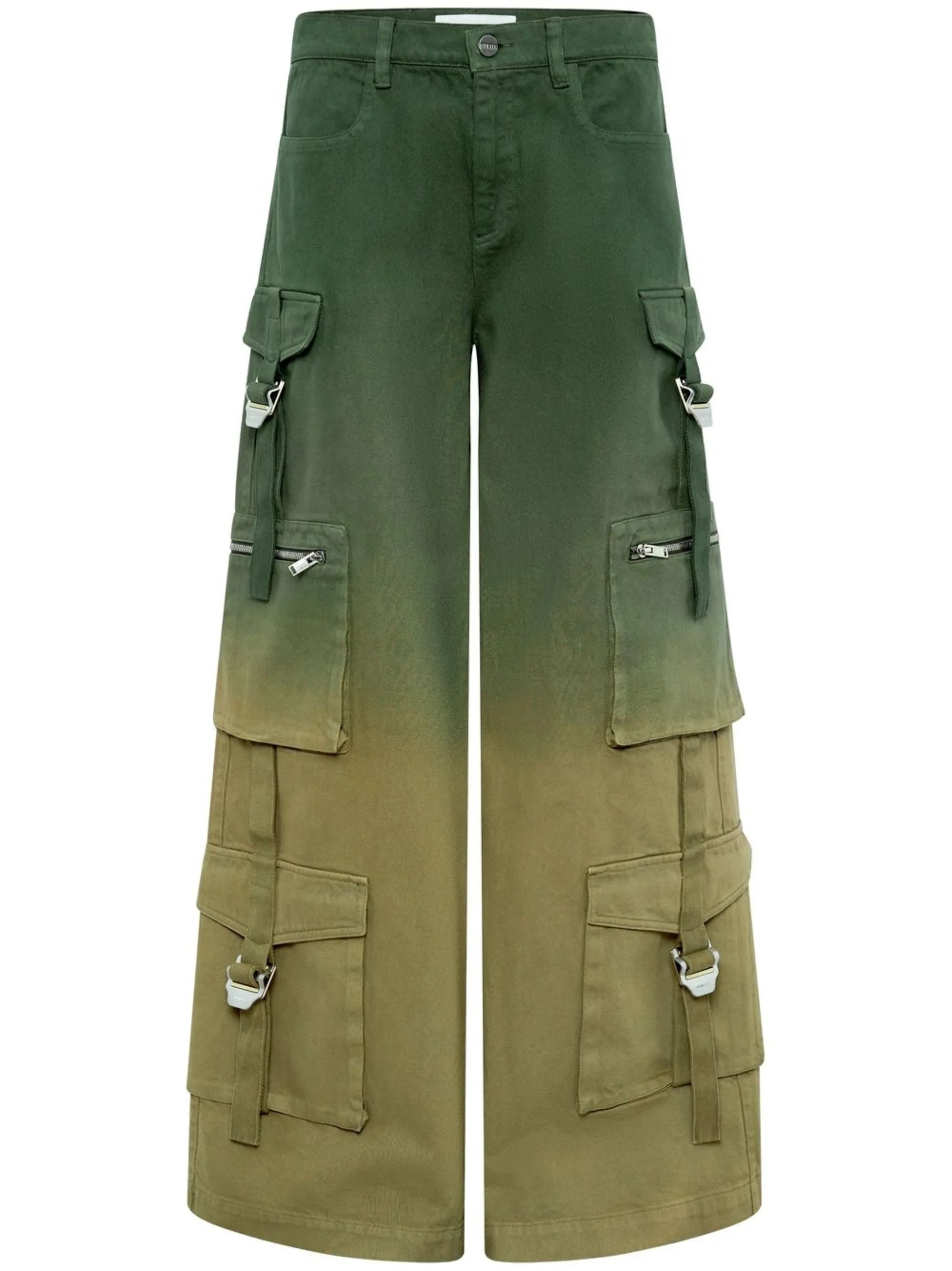 ombré-effect cargo trousers