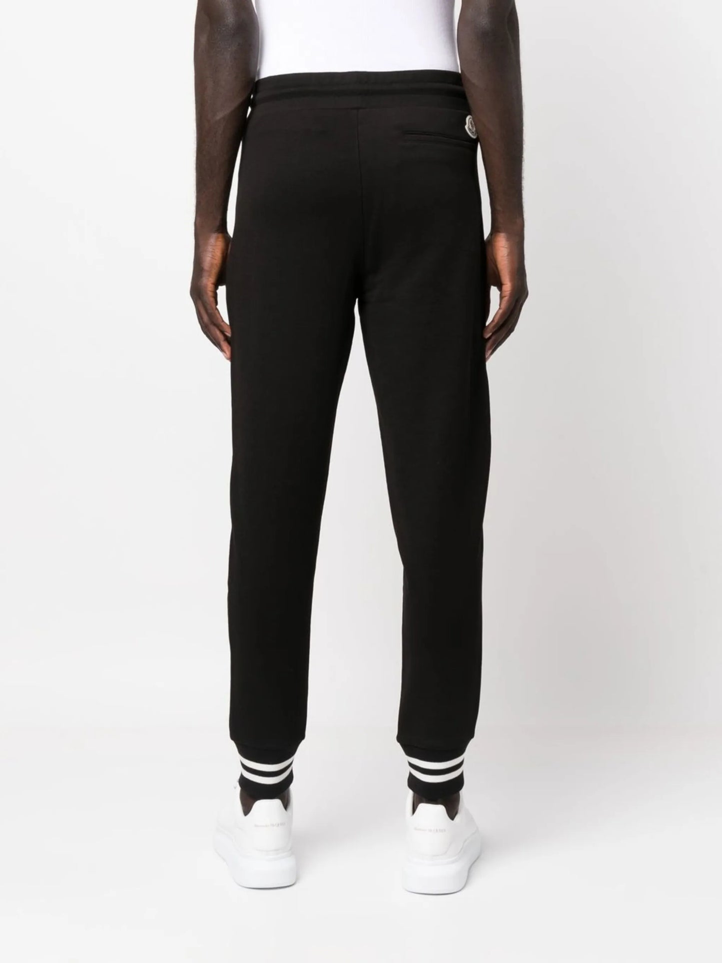logo-patch tapered track pants
