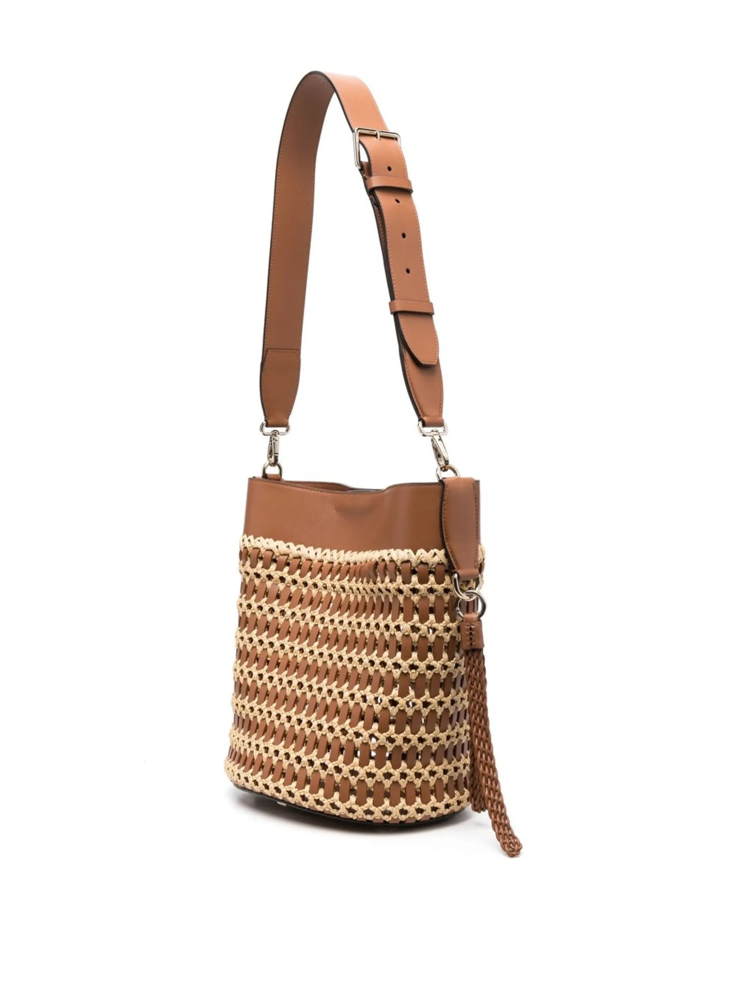 Trifolio raffia tote bag