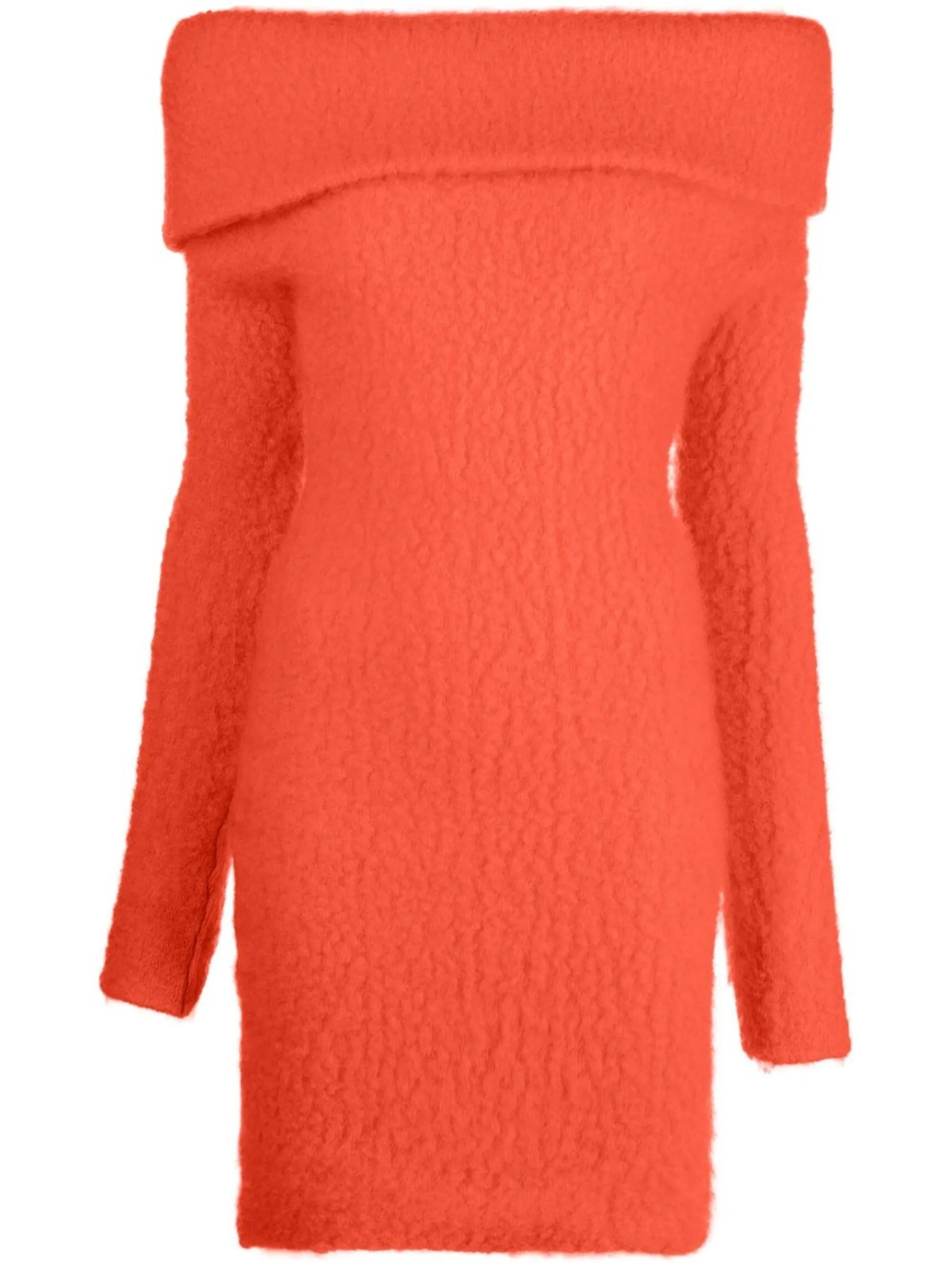 Aria off-shoulder knitted dress