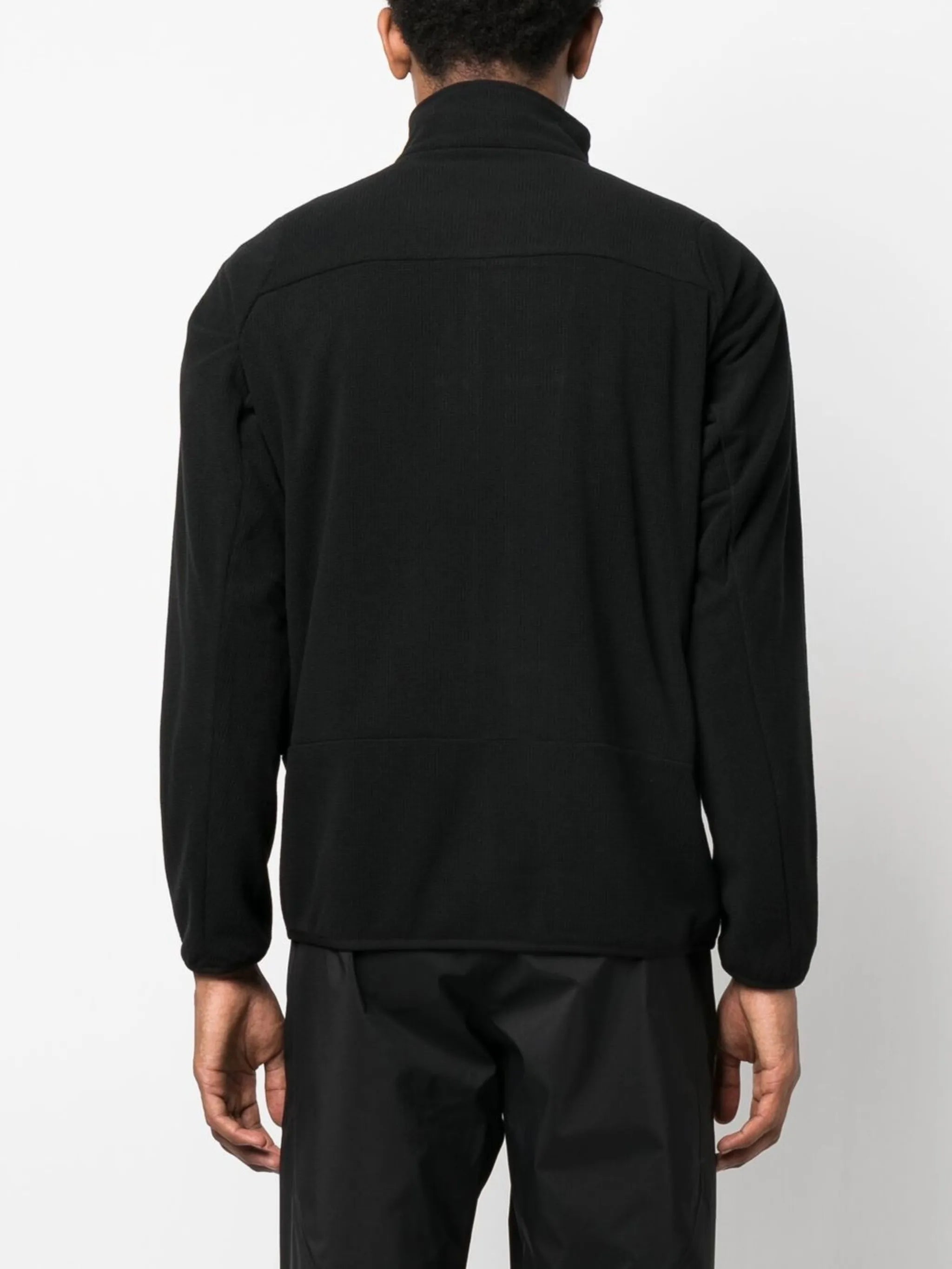 Grid zip-up jacket
