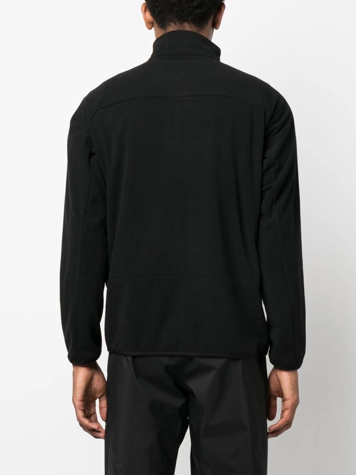 Grid zip-up jacket