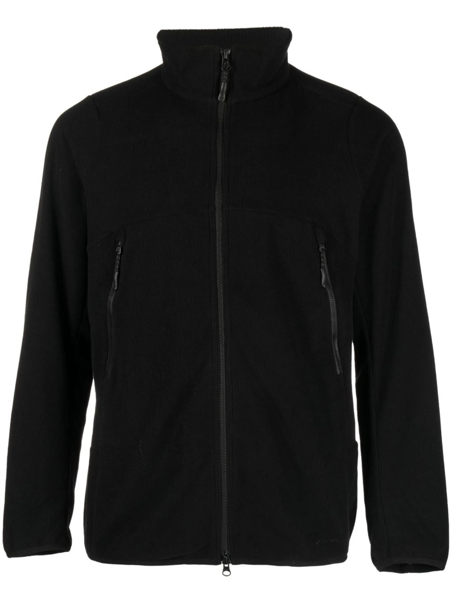 Grid zip-up jacket