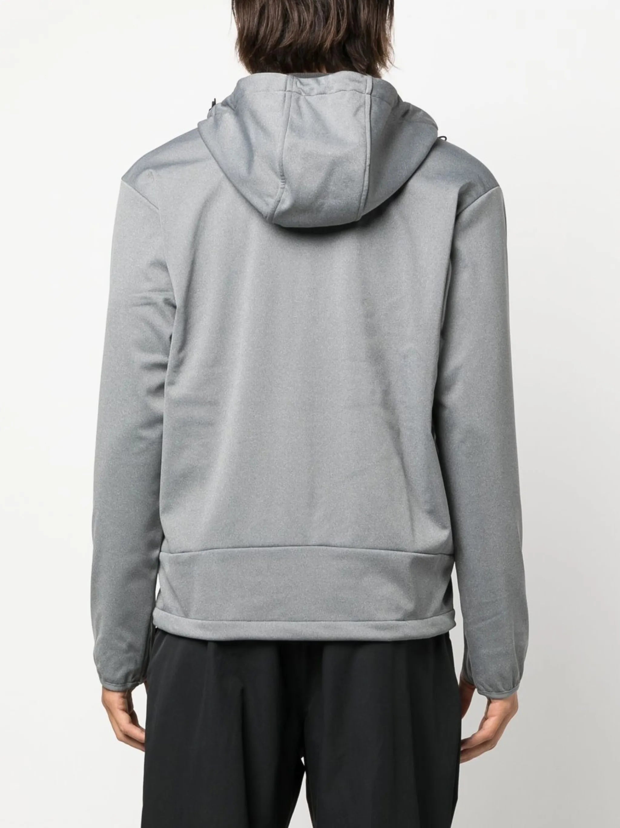 zip-up hooded sports jacket
