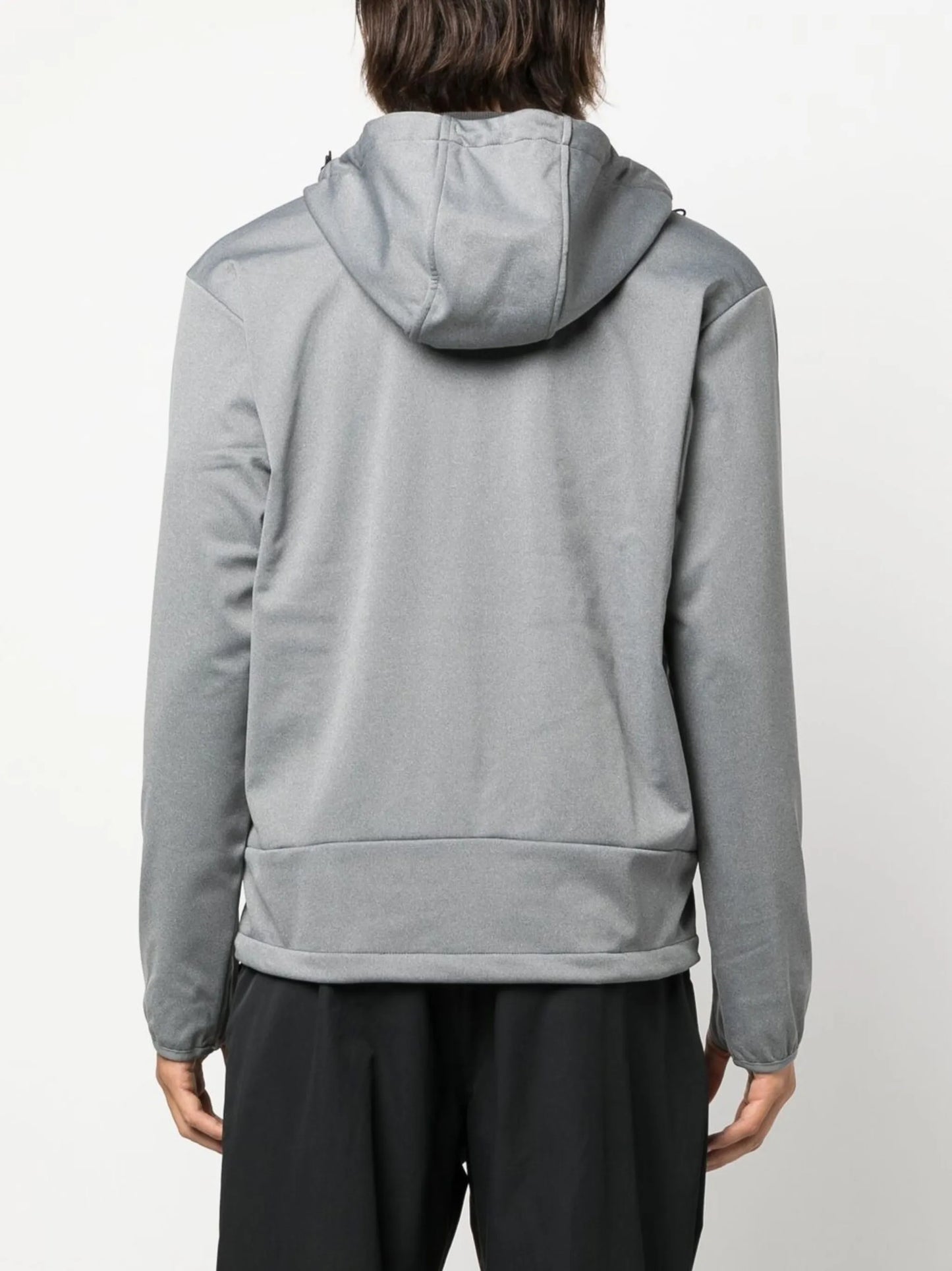 zip-up hooded sports jacket