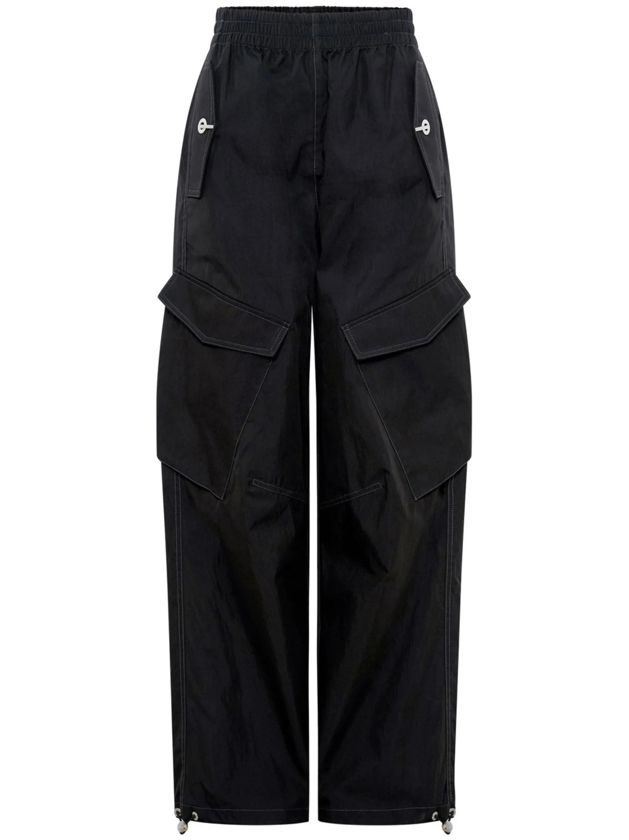 straight-leg cargo trousers