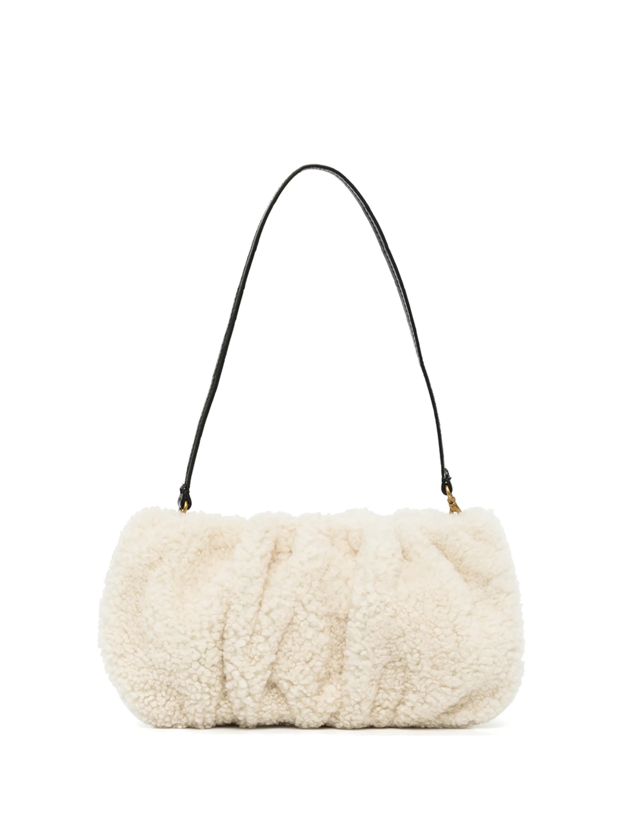 Bean shearling bag