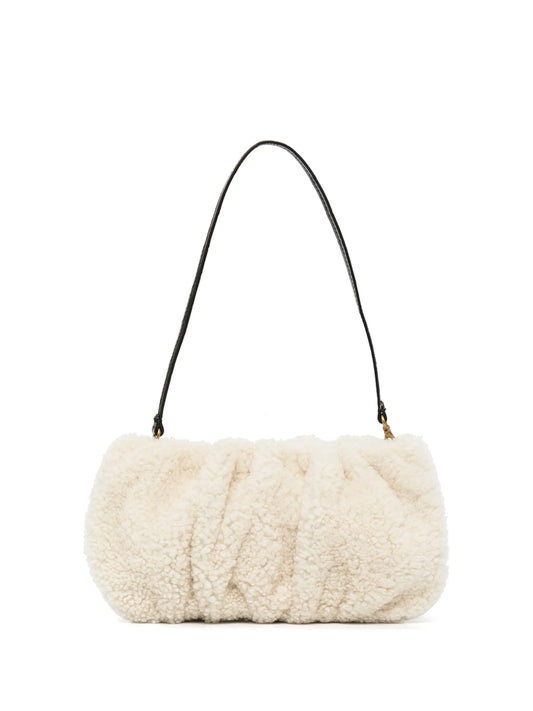 Bean shearling bag