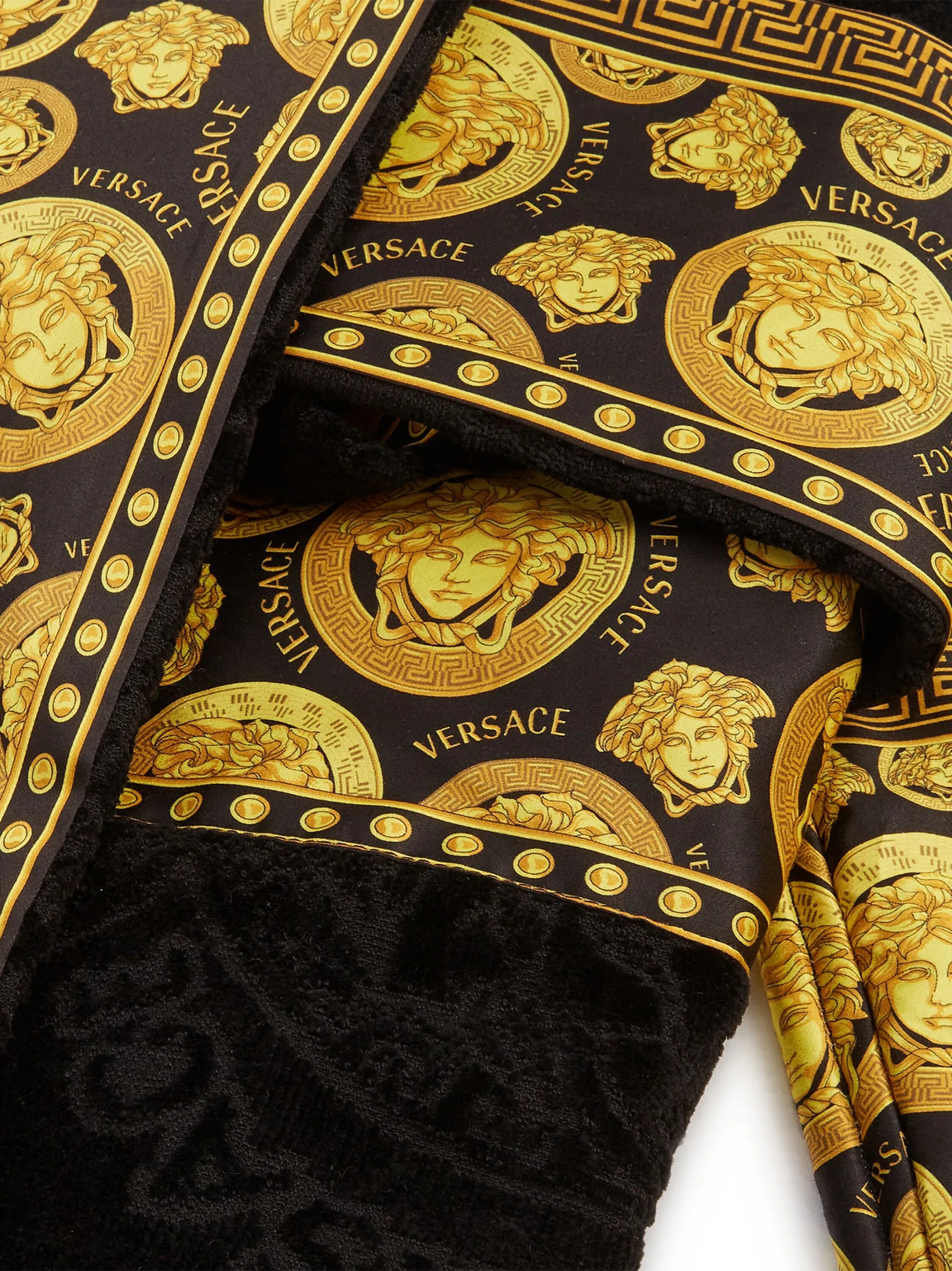 Medusa Amplified cotton bathrobe