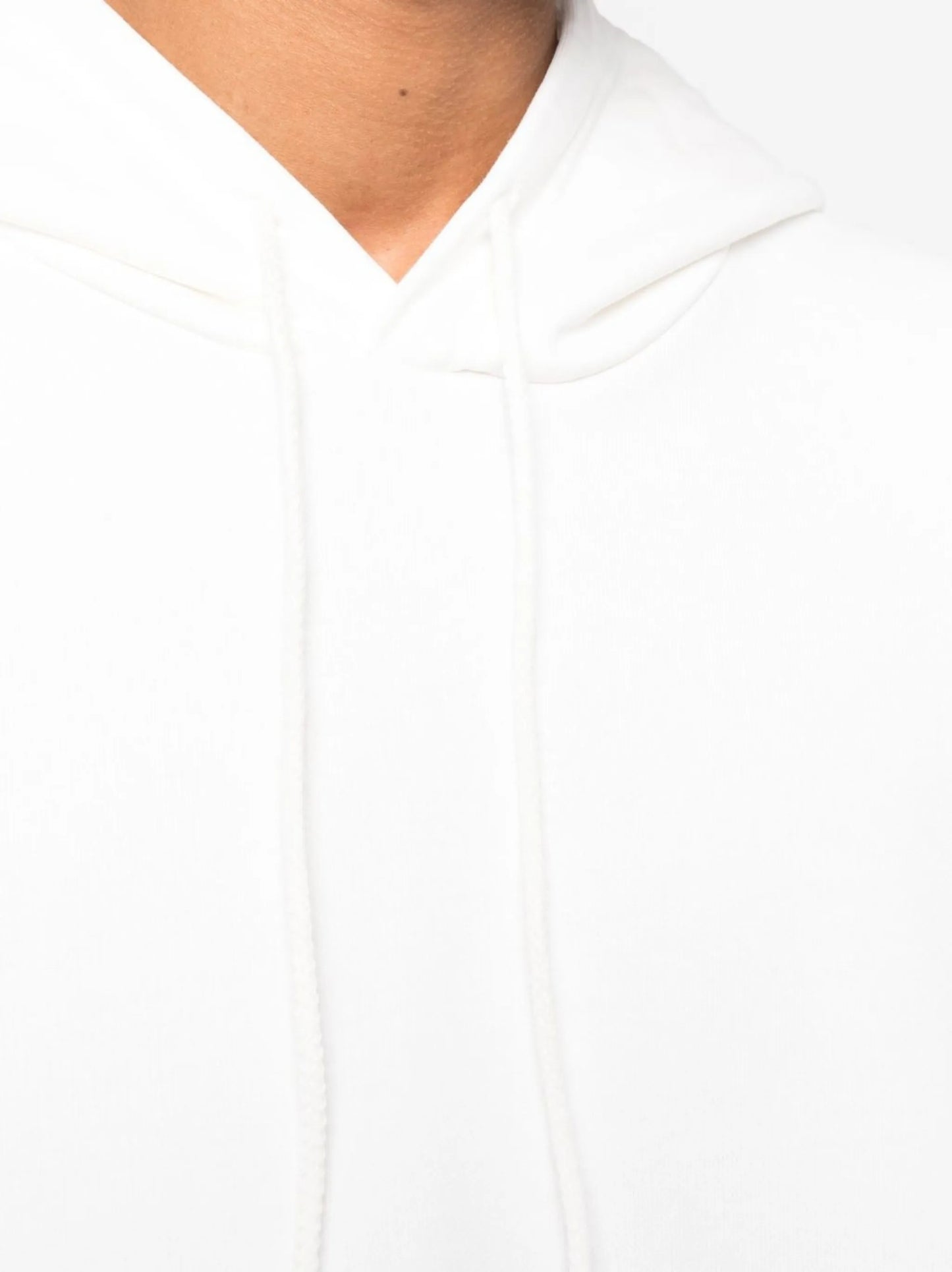 graphic-print cotton hoodie