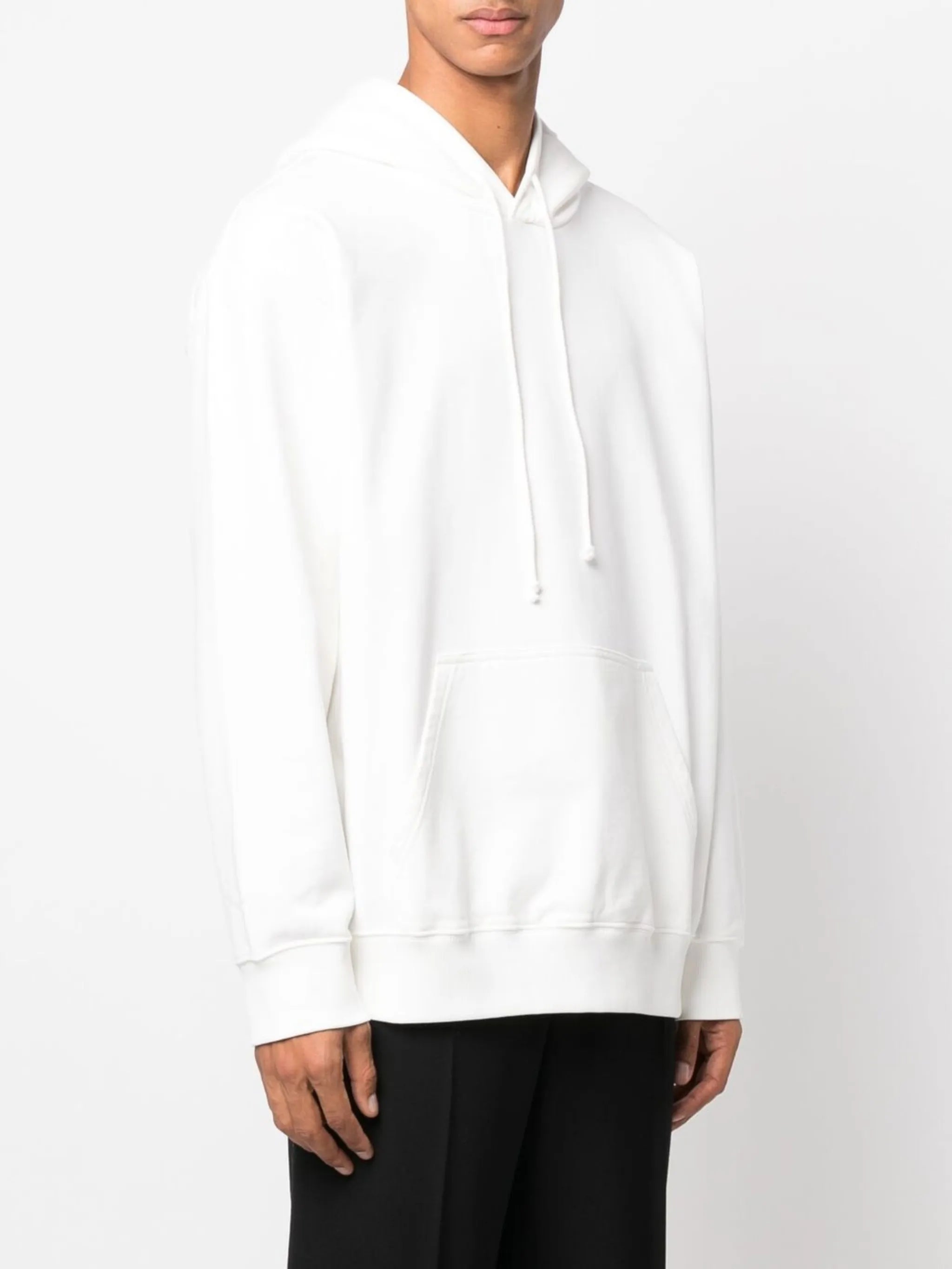 graphic-print cotton hoodie
