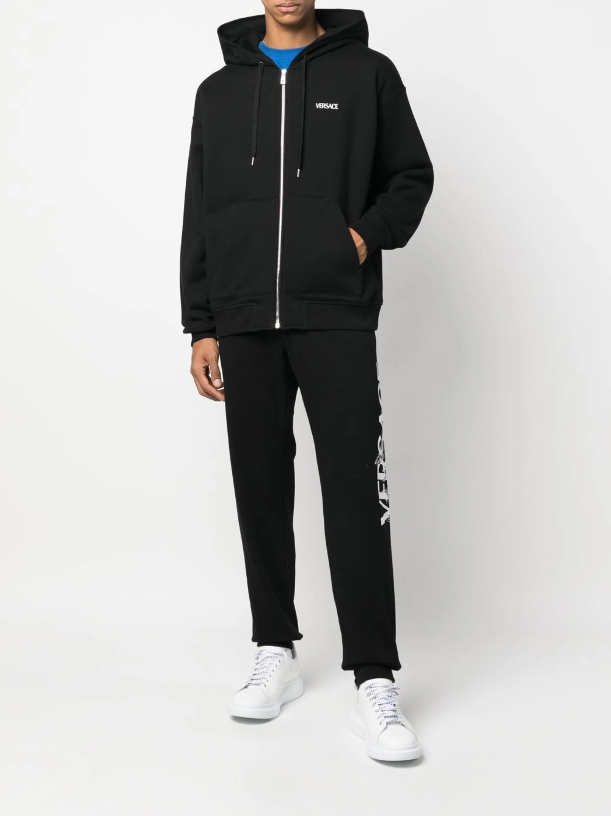 logo-embroidered track pants
