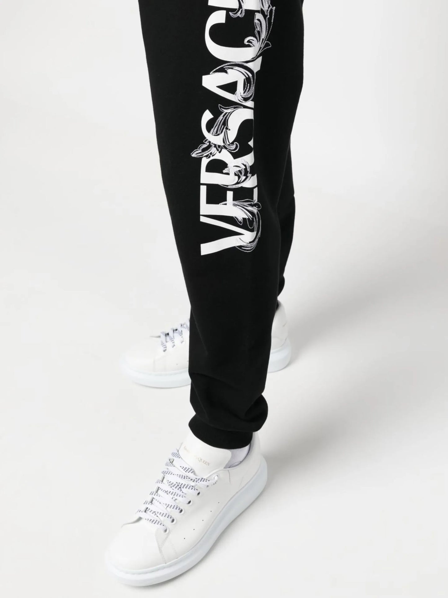 logo-embroidered track pants