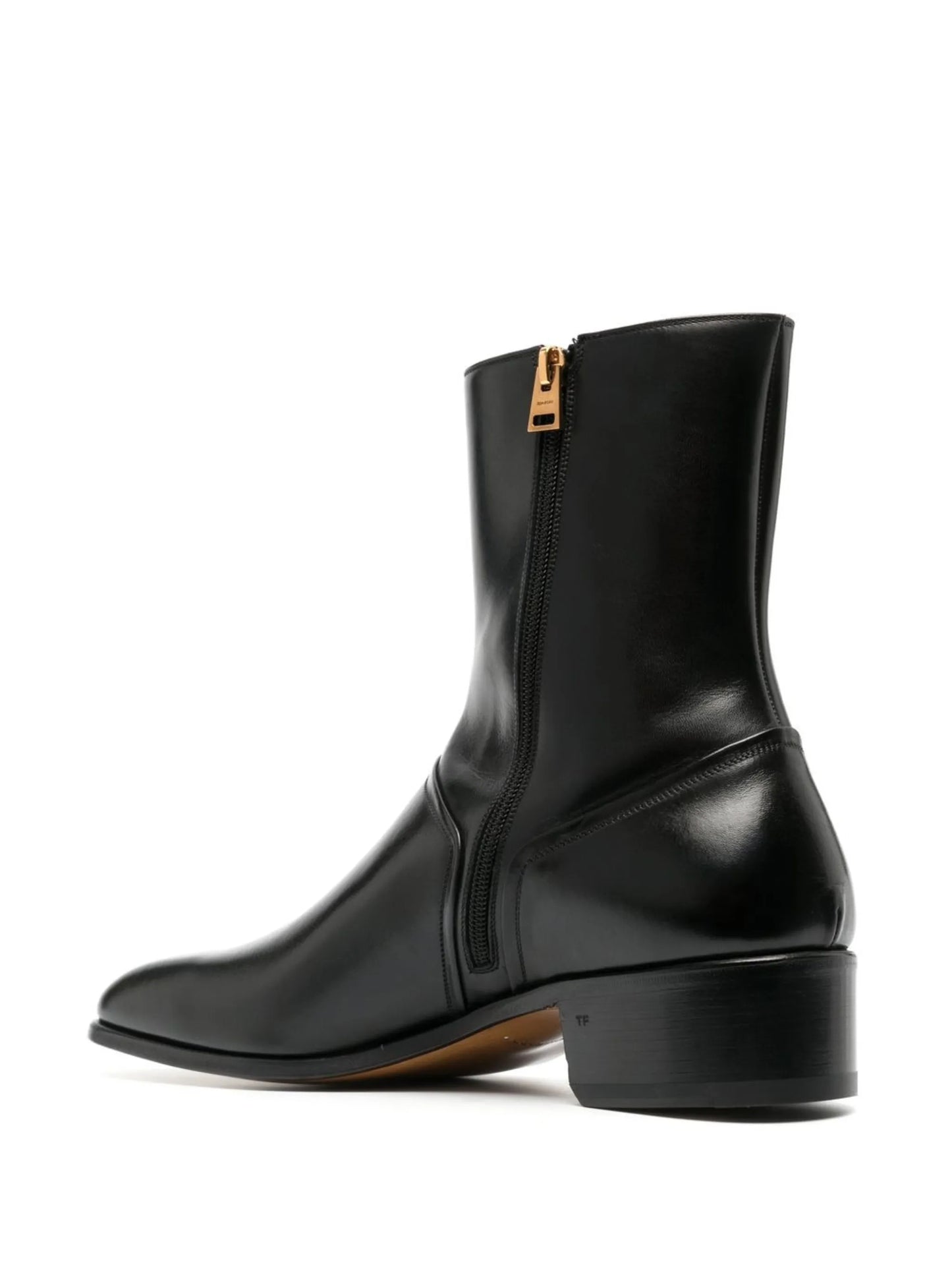 40mm side-zip ankle boots