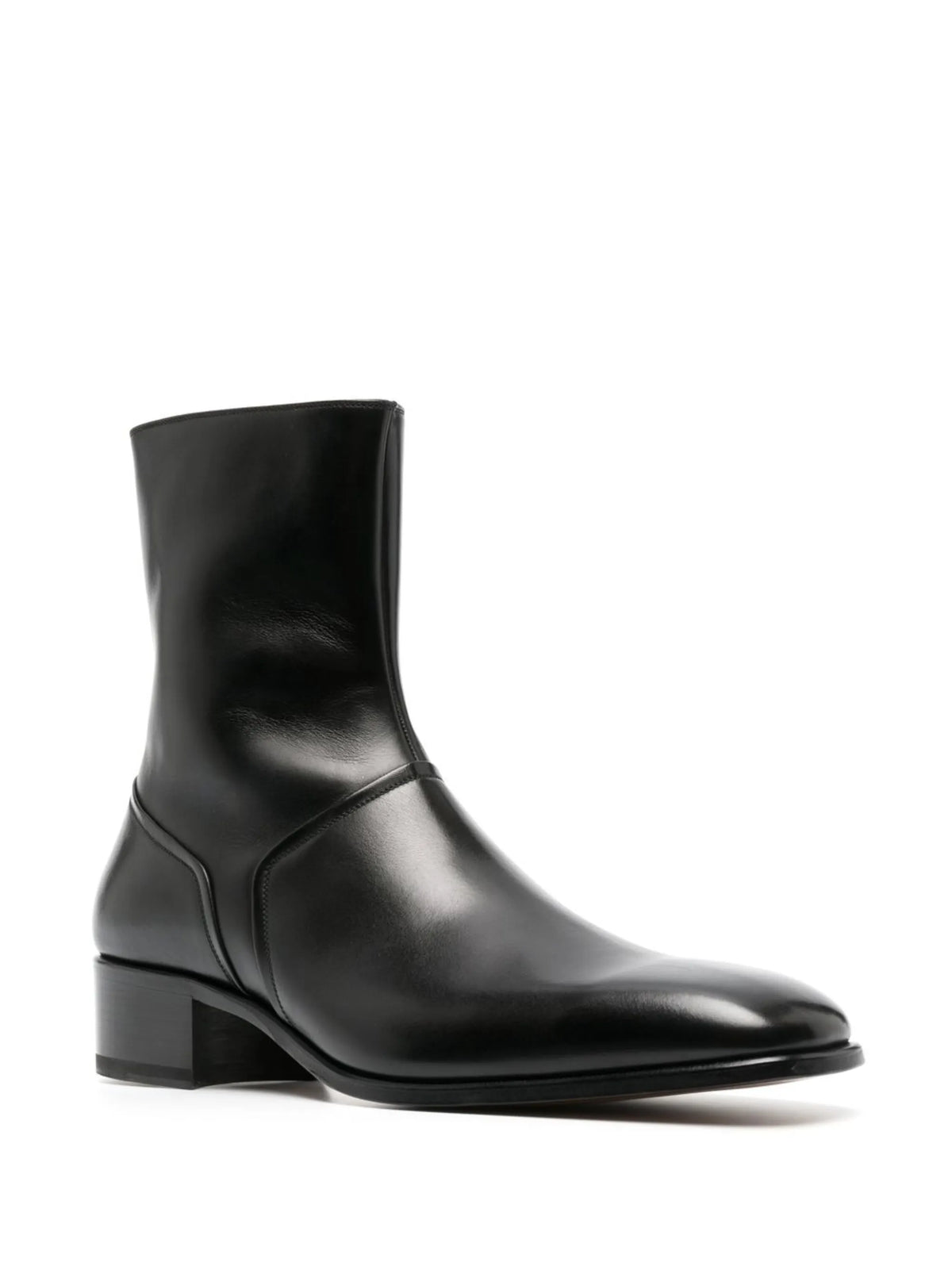 40mm side-zip ankle boots