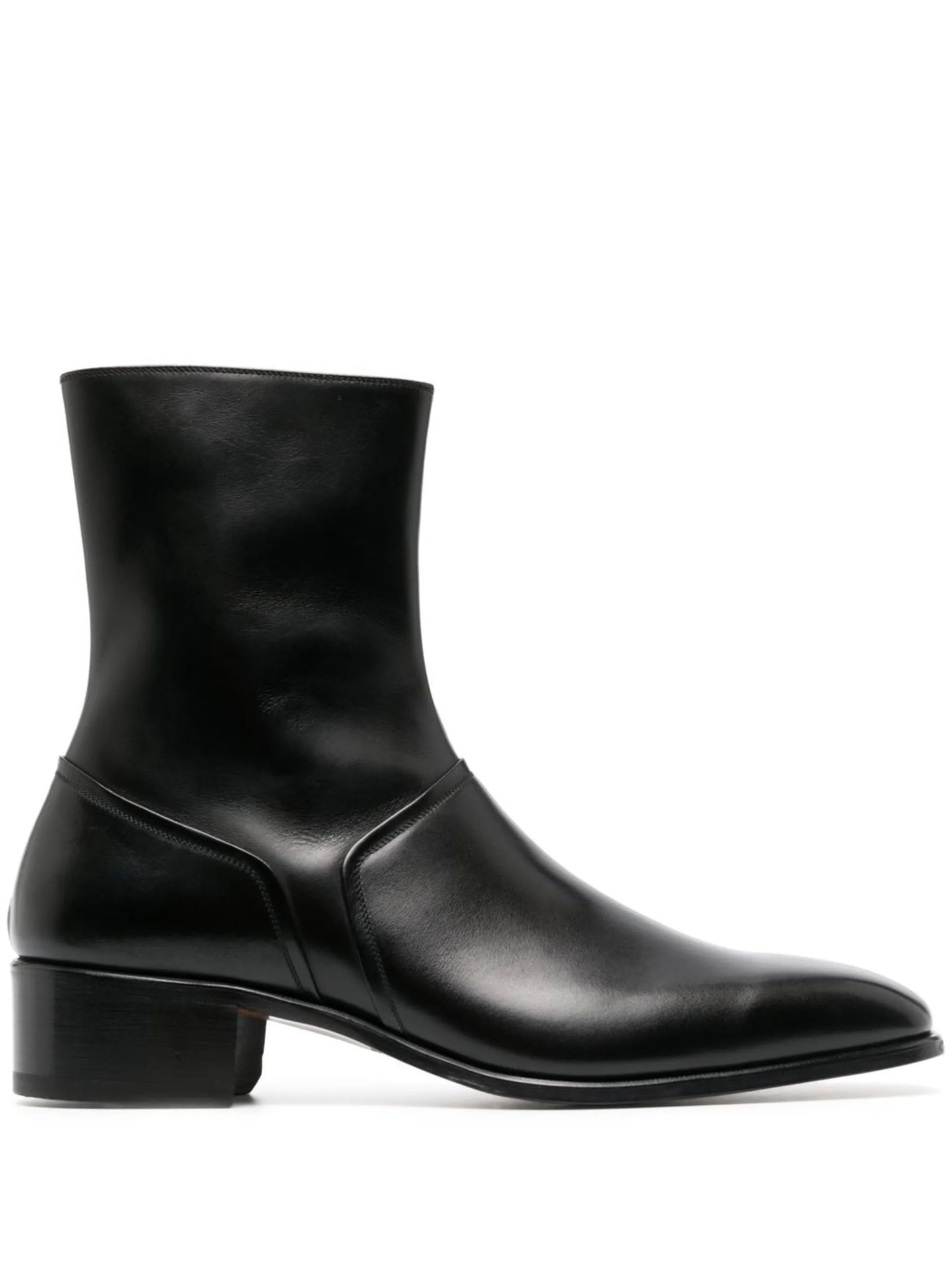 40mm side-zip ankle boots
