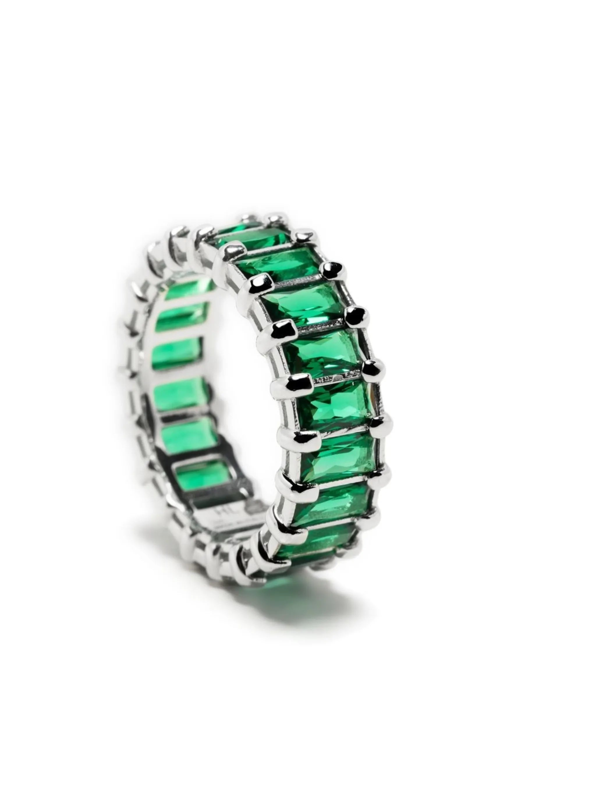 cubic zirconia band ring