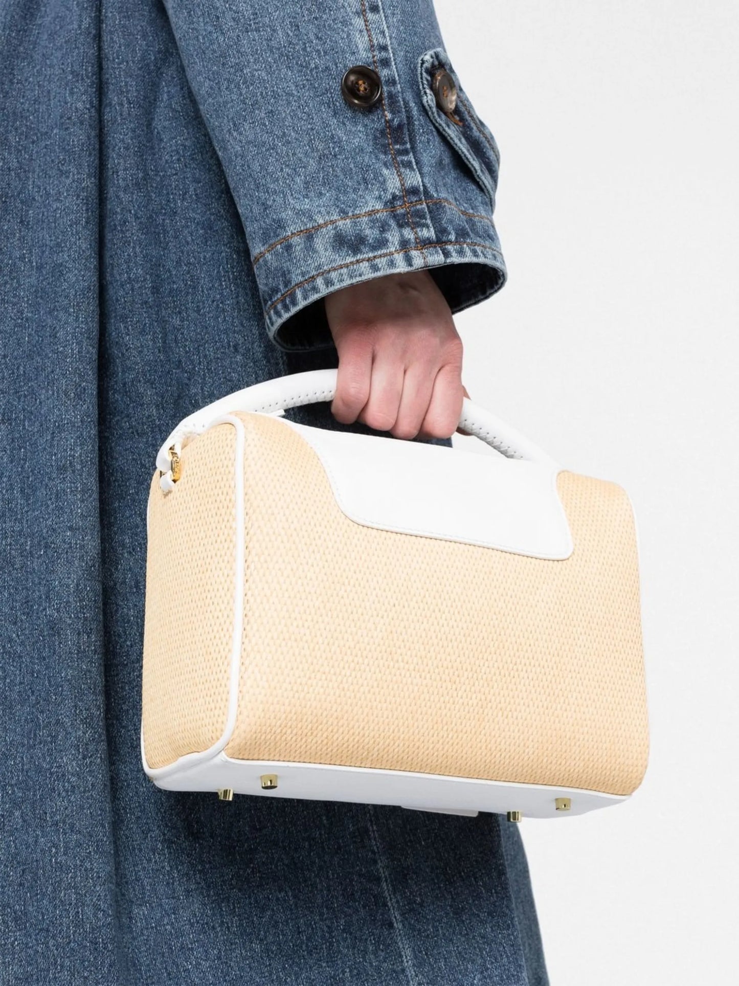 Elleme raffia tote bag