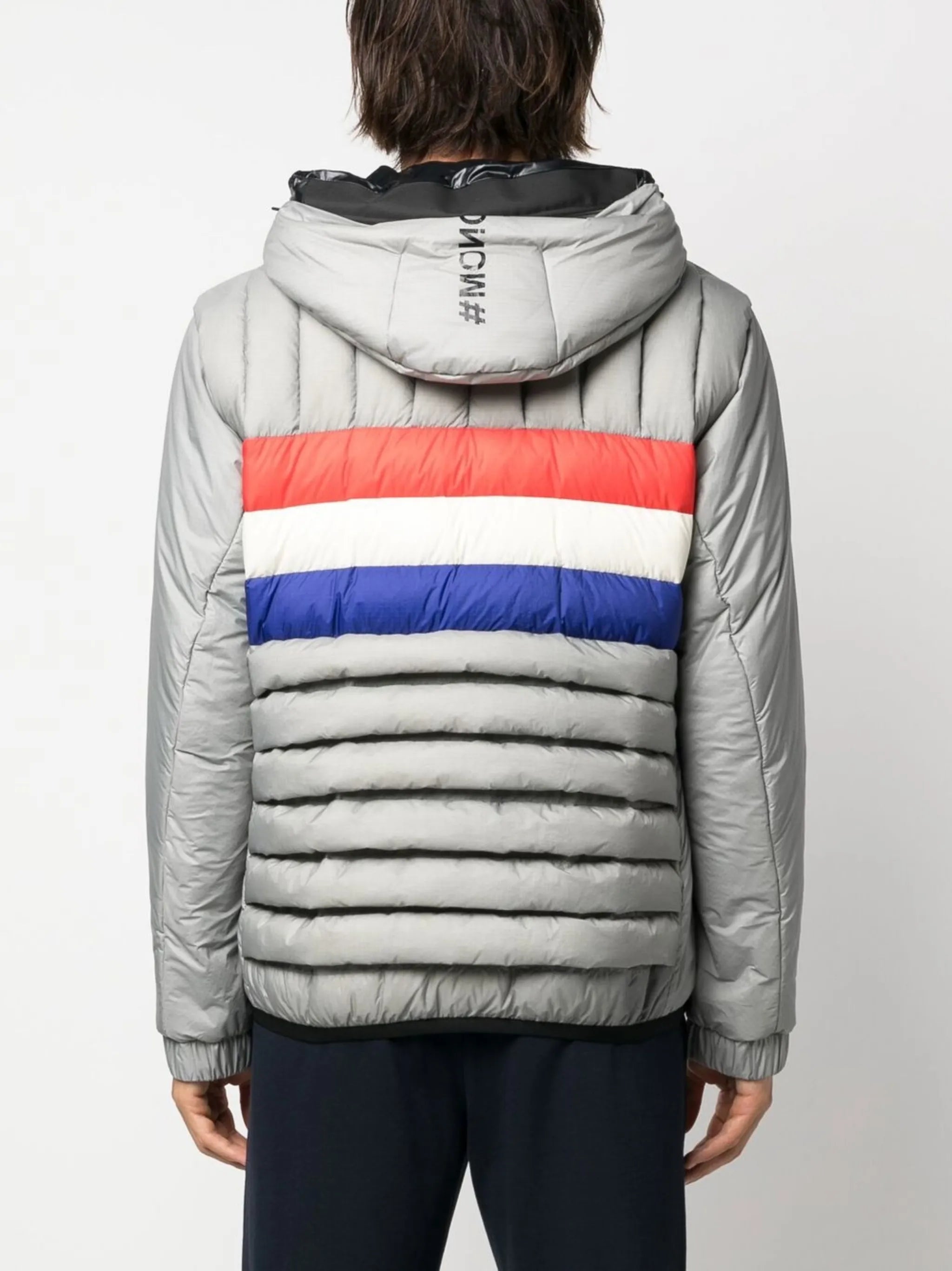 logo-patch padded down jacket