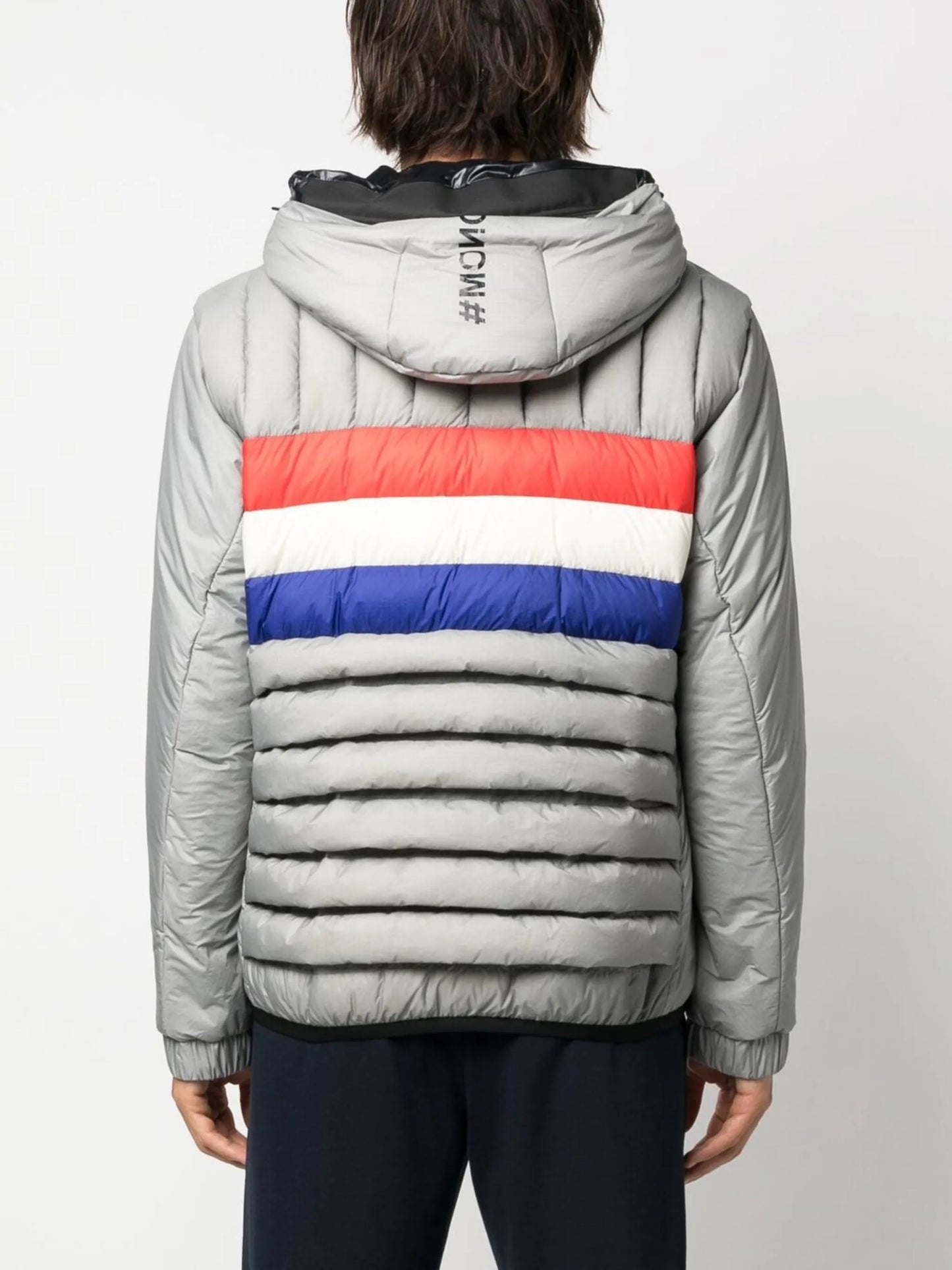 logo-patch padded down jacket