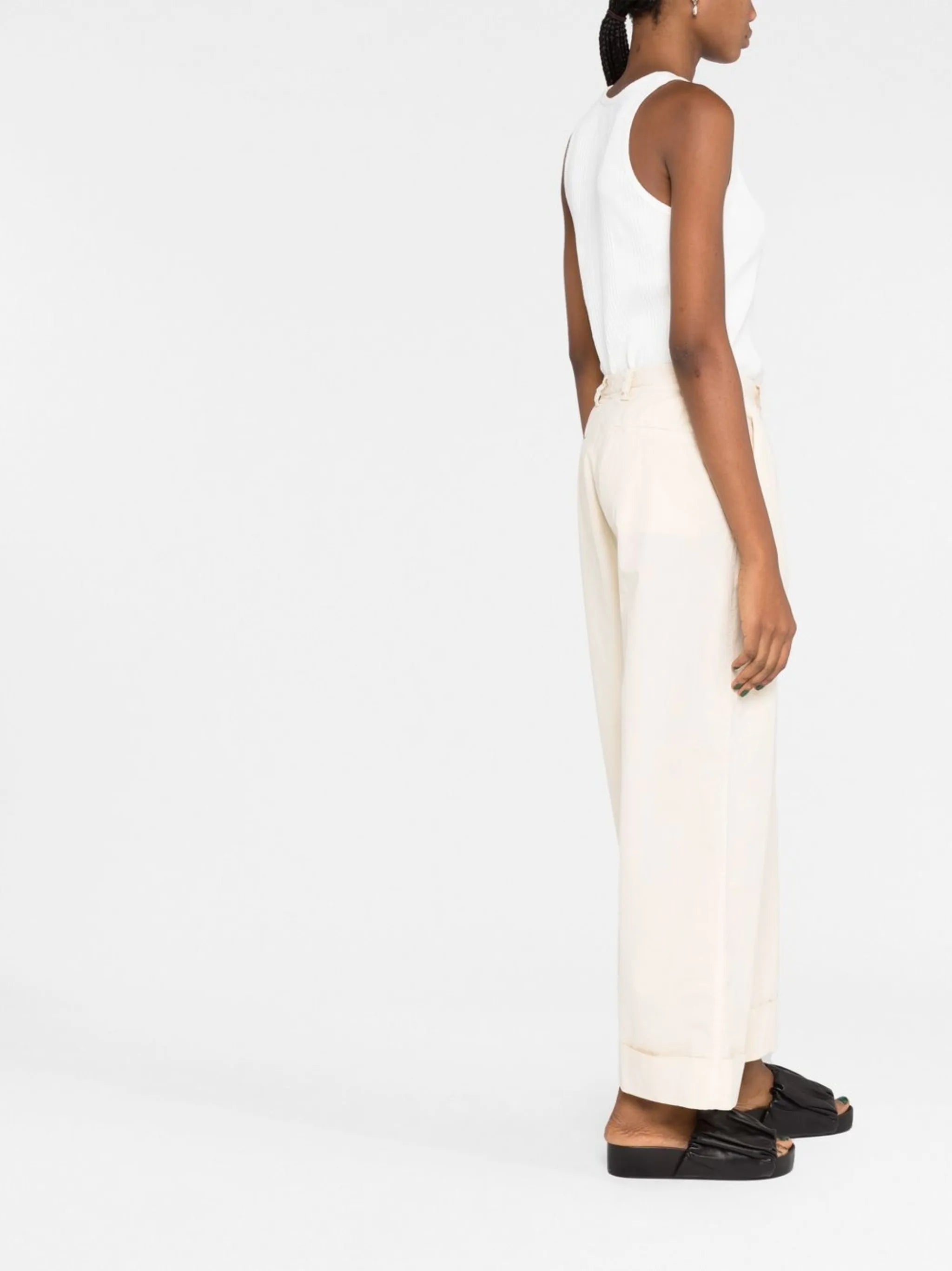 logo-patch tank top