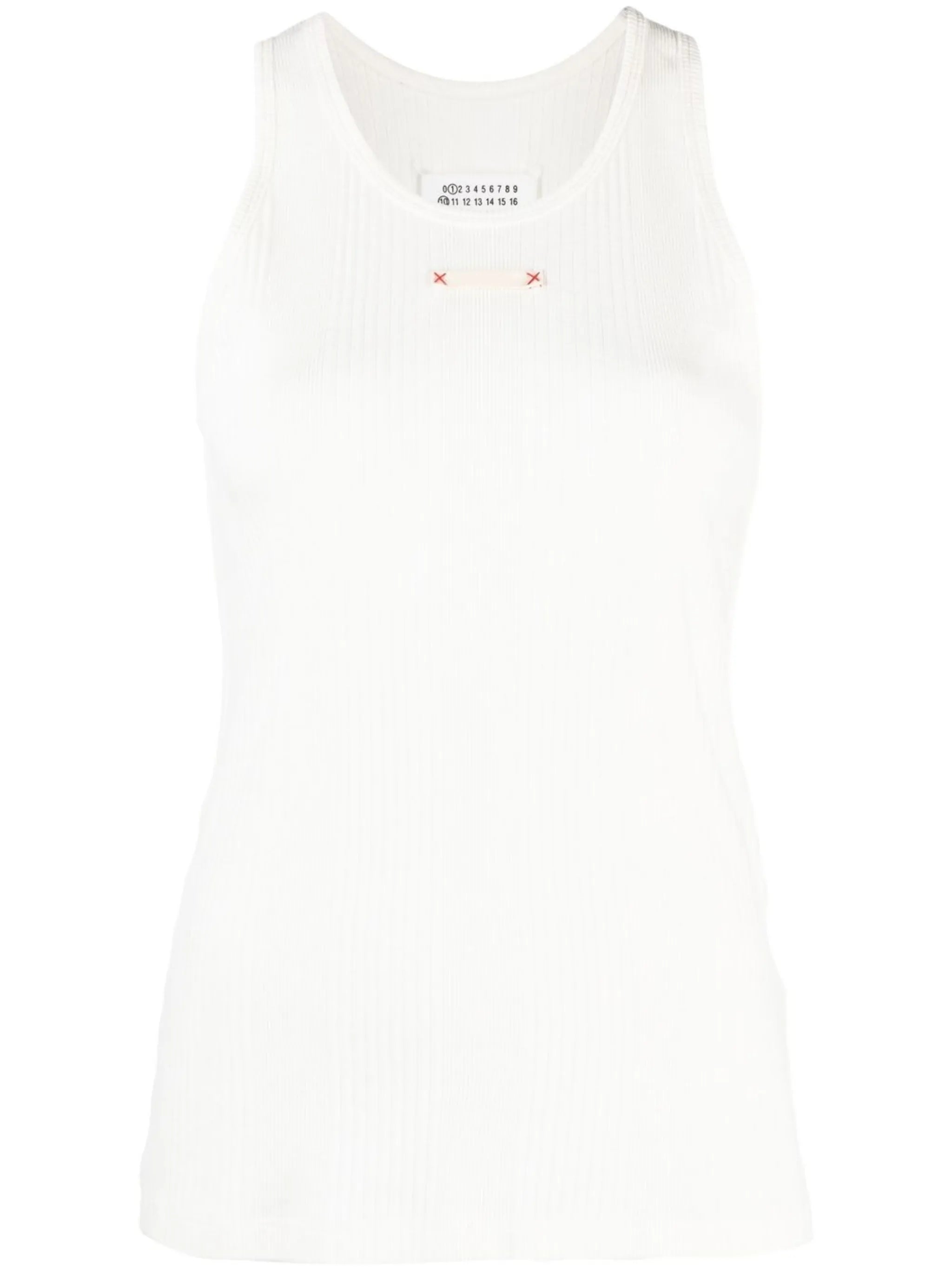 logo-patch tank top