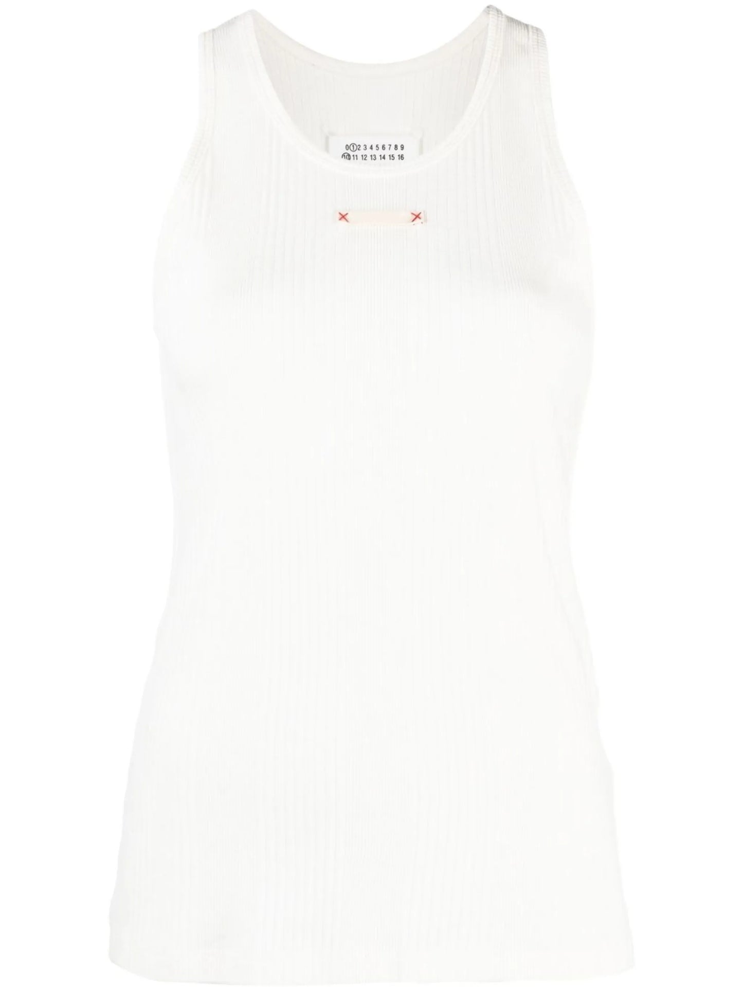 logo-patch tank top