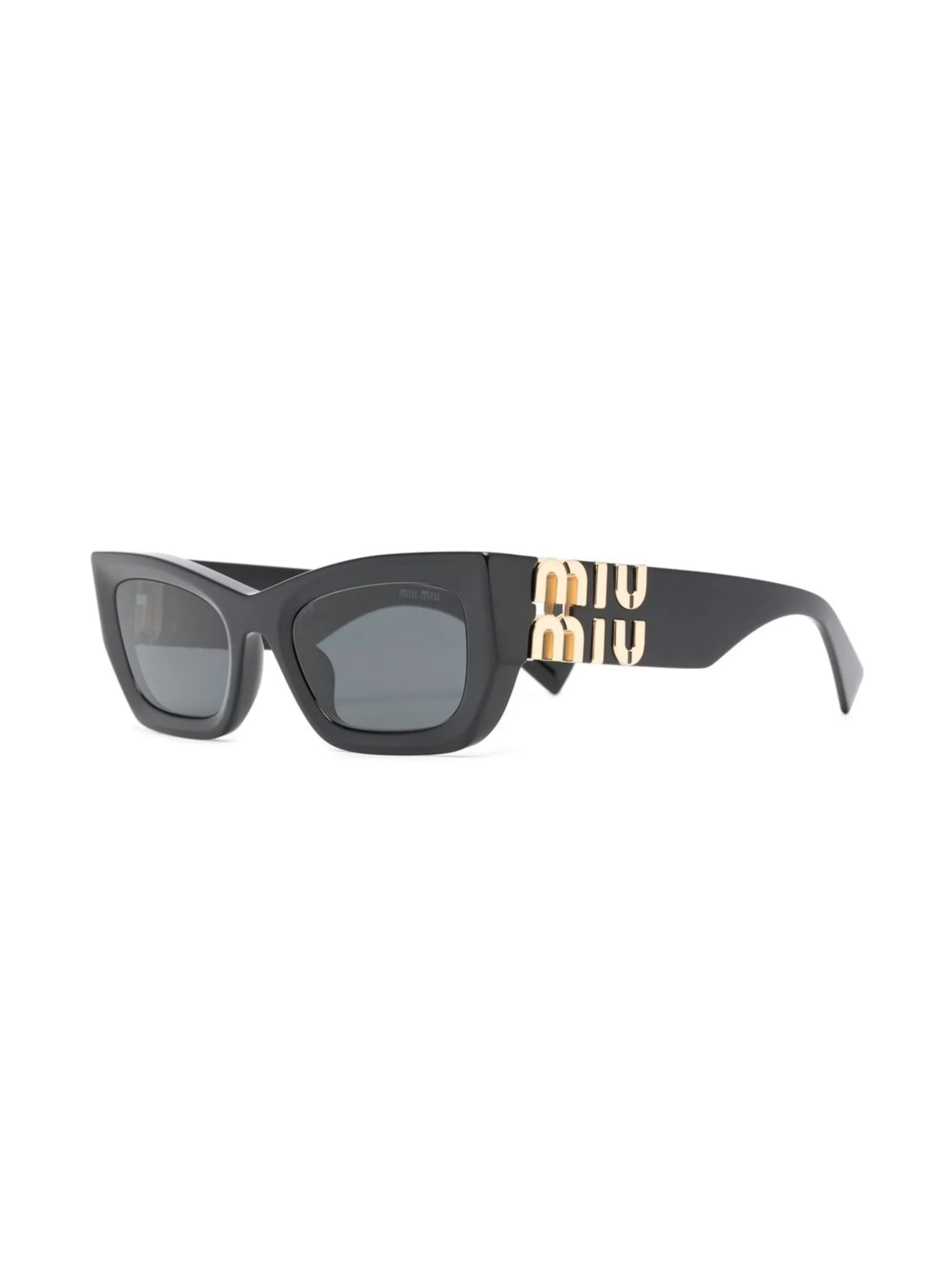 logo-plaque rectangular sunglasses