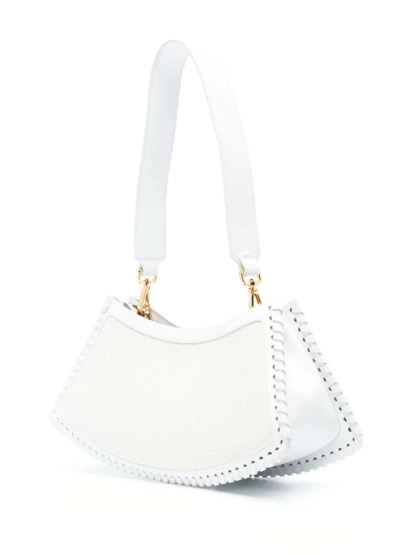 Swing Raffia Leather shoulder bag