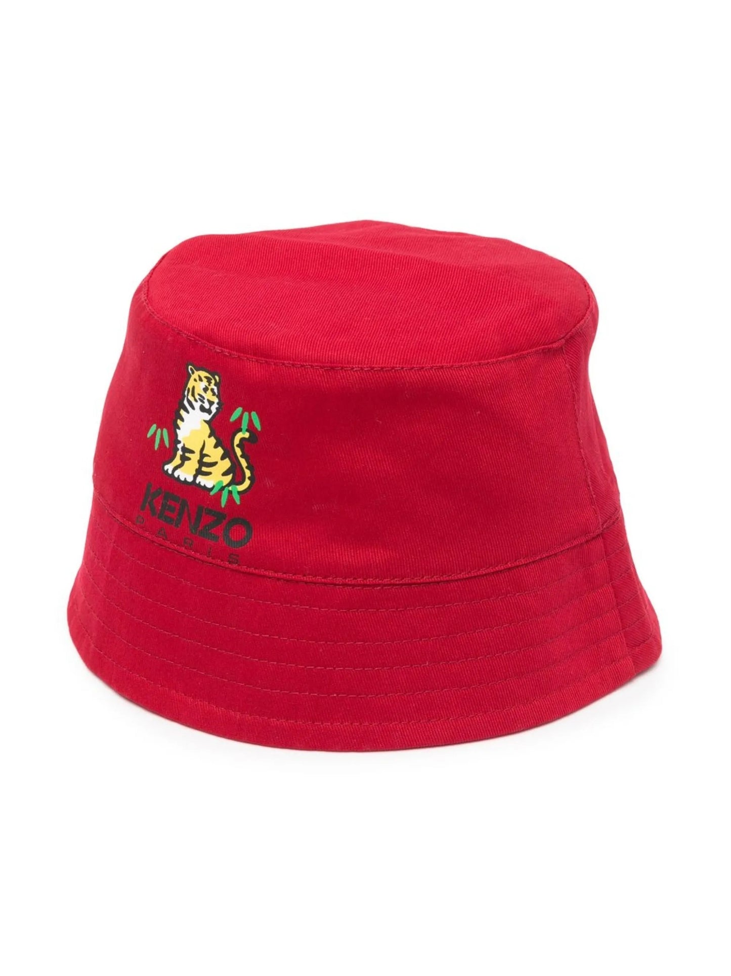 Tiger-print bucket hat
