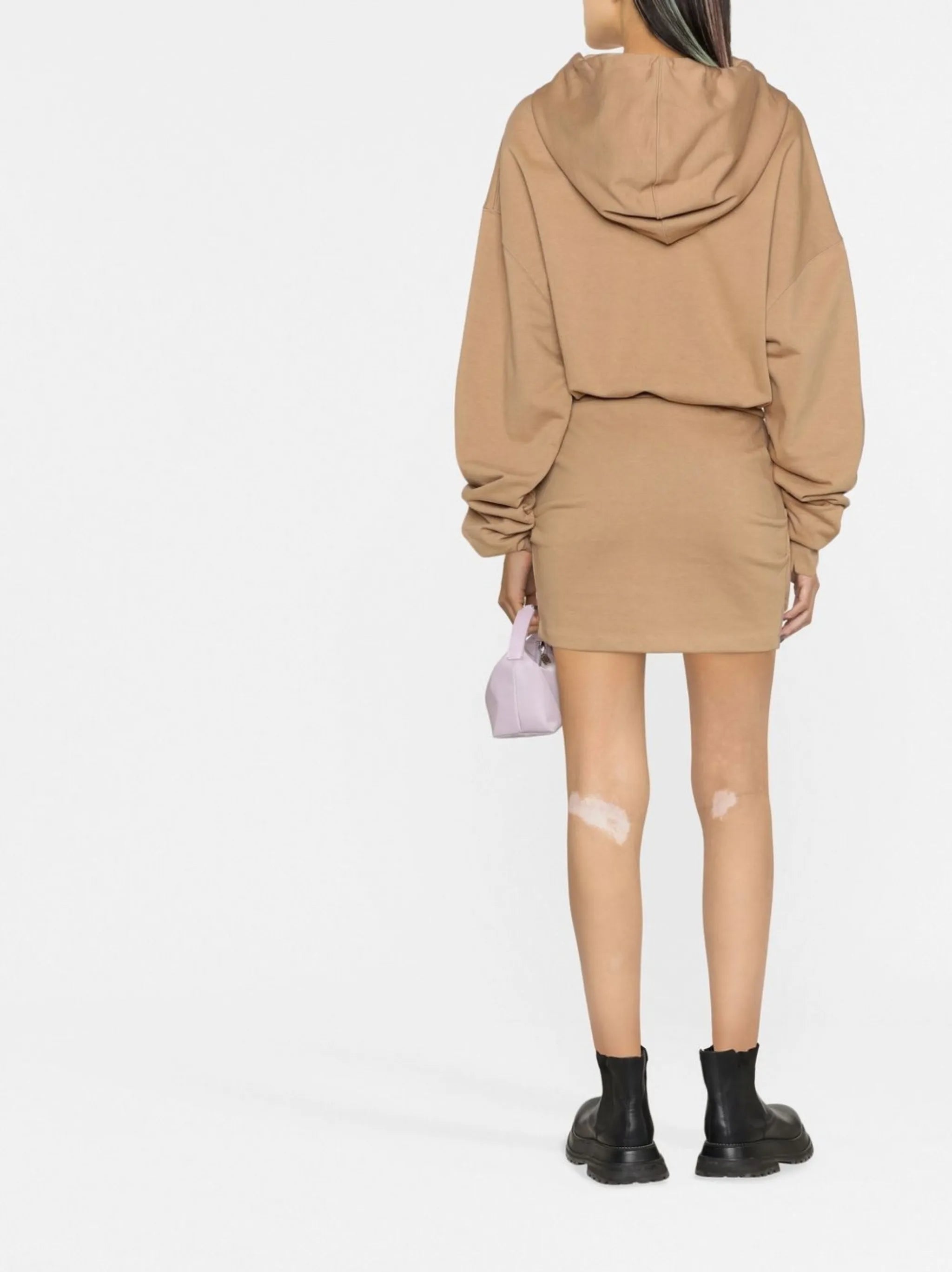 For All hooded sweatshirt dress