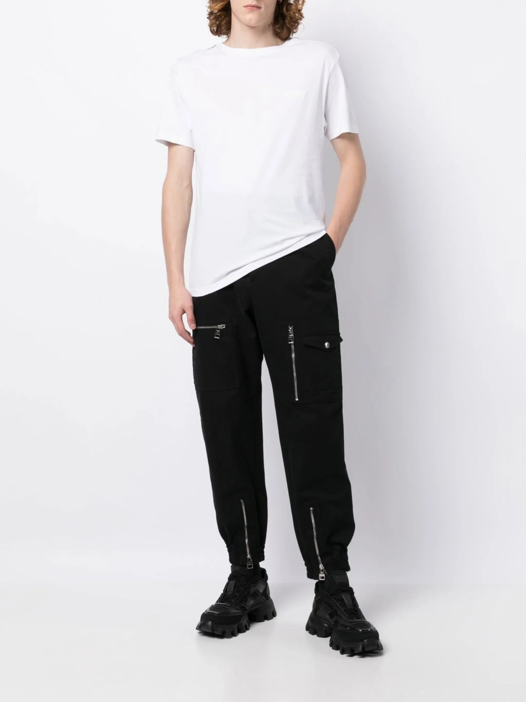 embroidered-logo cotton T-shirt