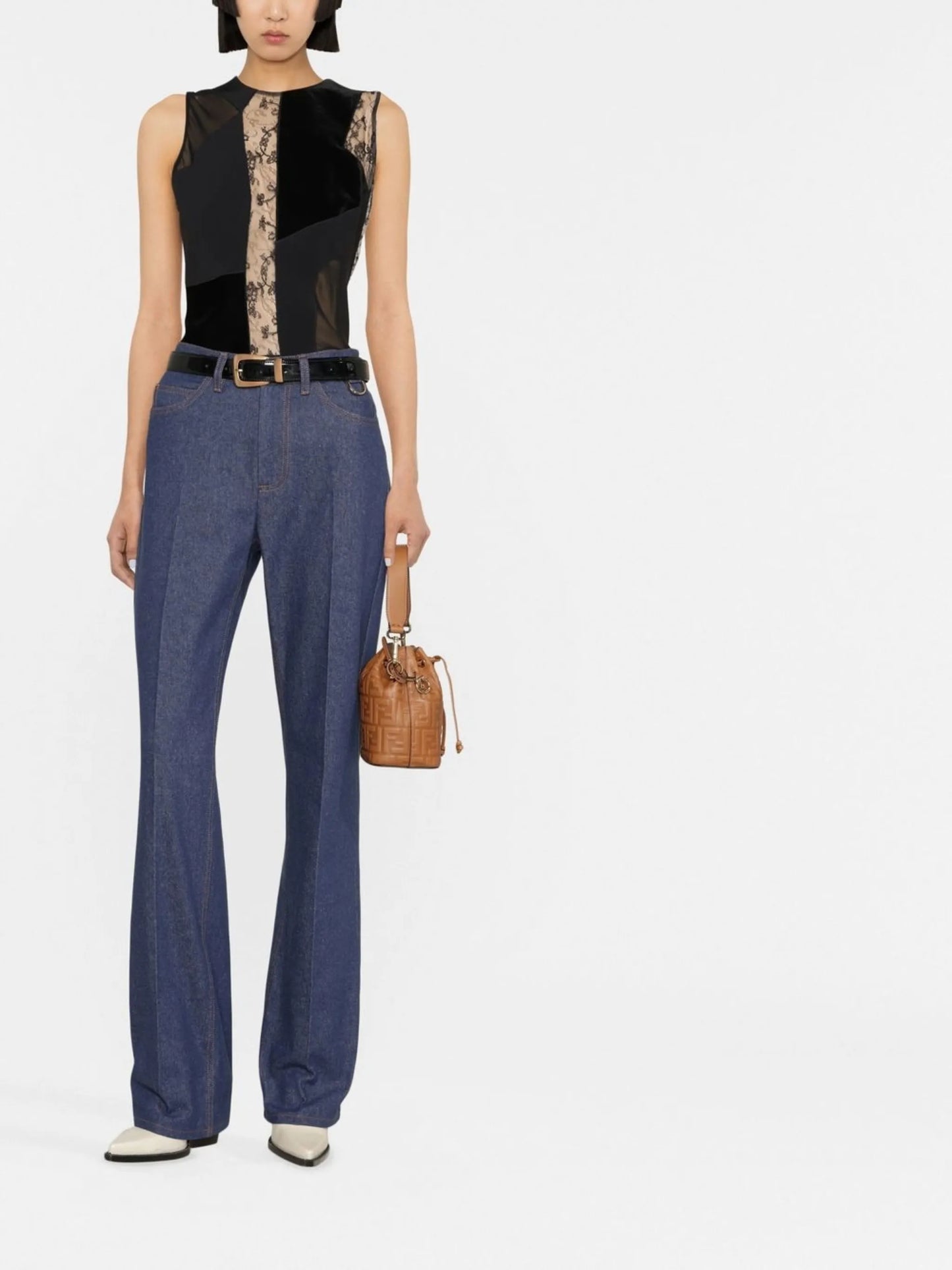 tailored bootcut jeans