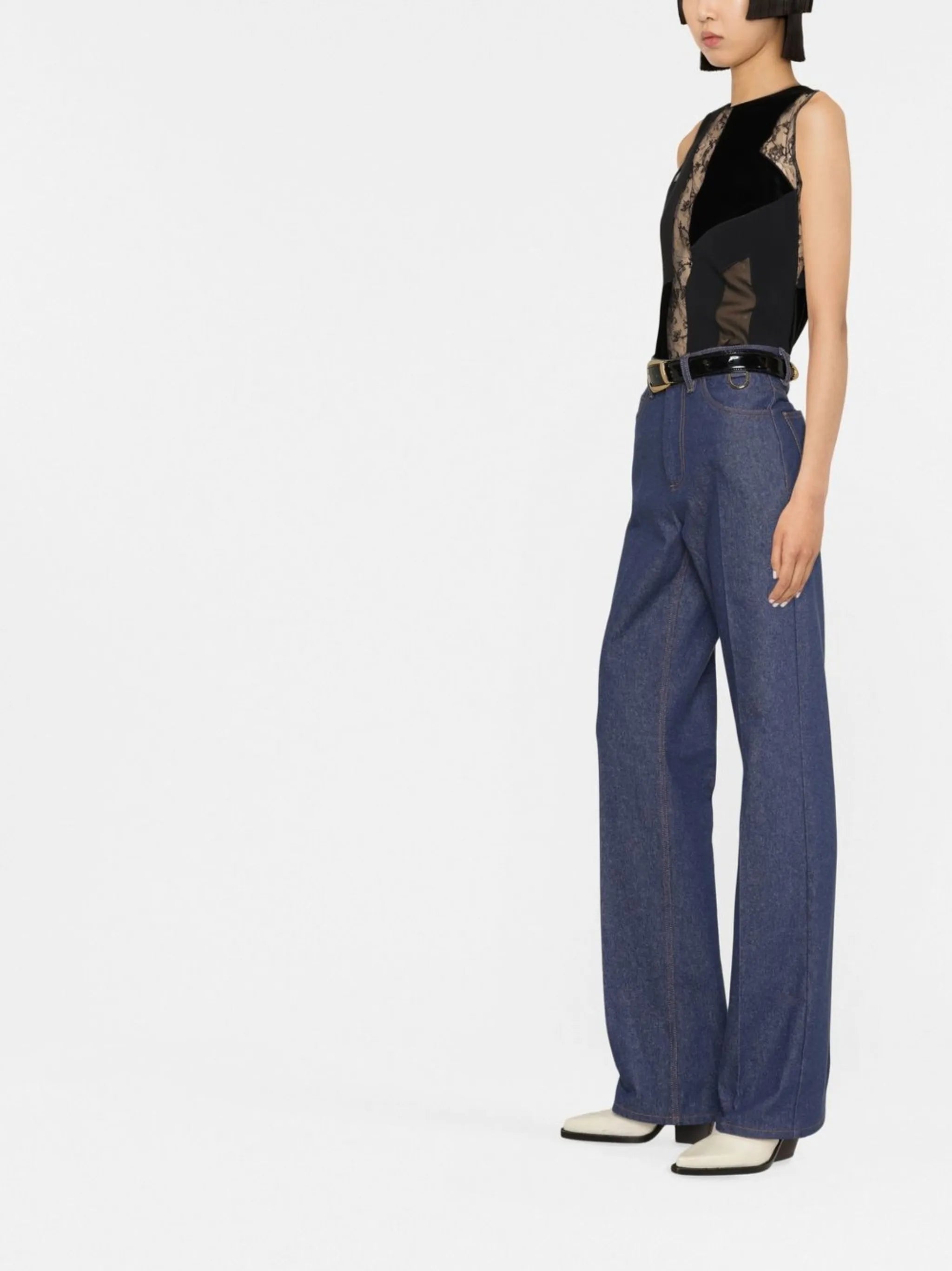tailored bootcut jeans