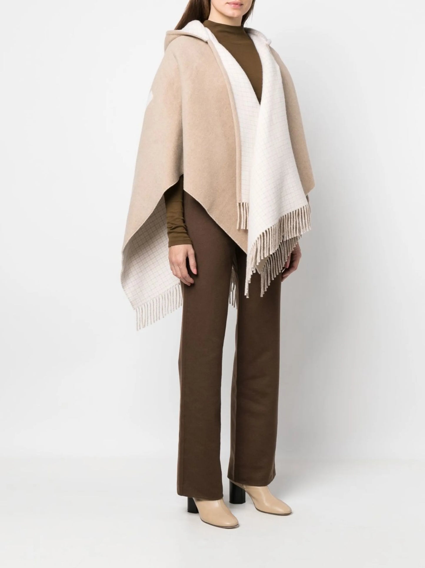 hooded cape